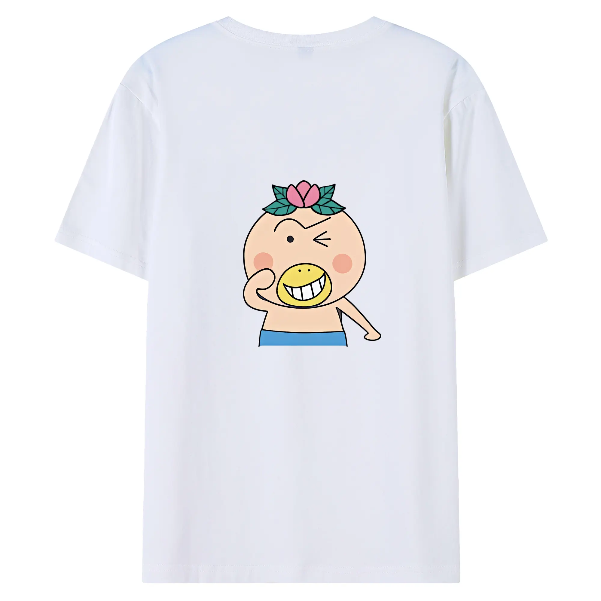 はなかっぱ グッズ,はなかっぱ - 綿100％ 半袖Tシャツ ・ バックプリント ・ 快適 通気性 ・ 日常使い 散歩 スポーツ用