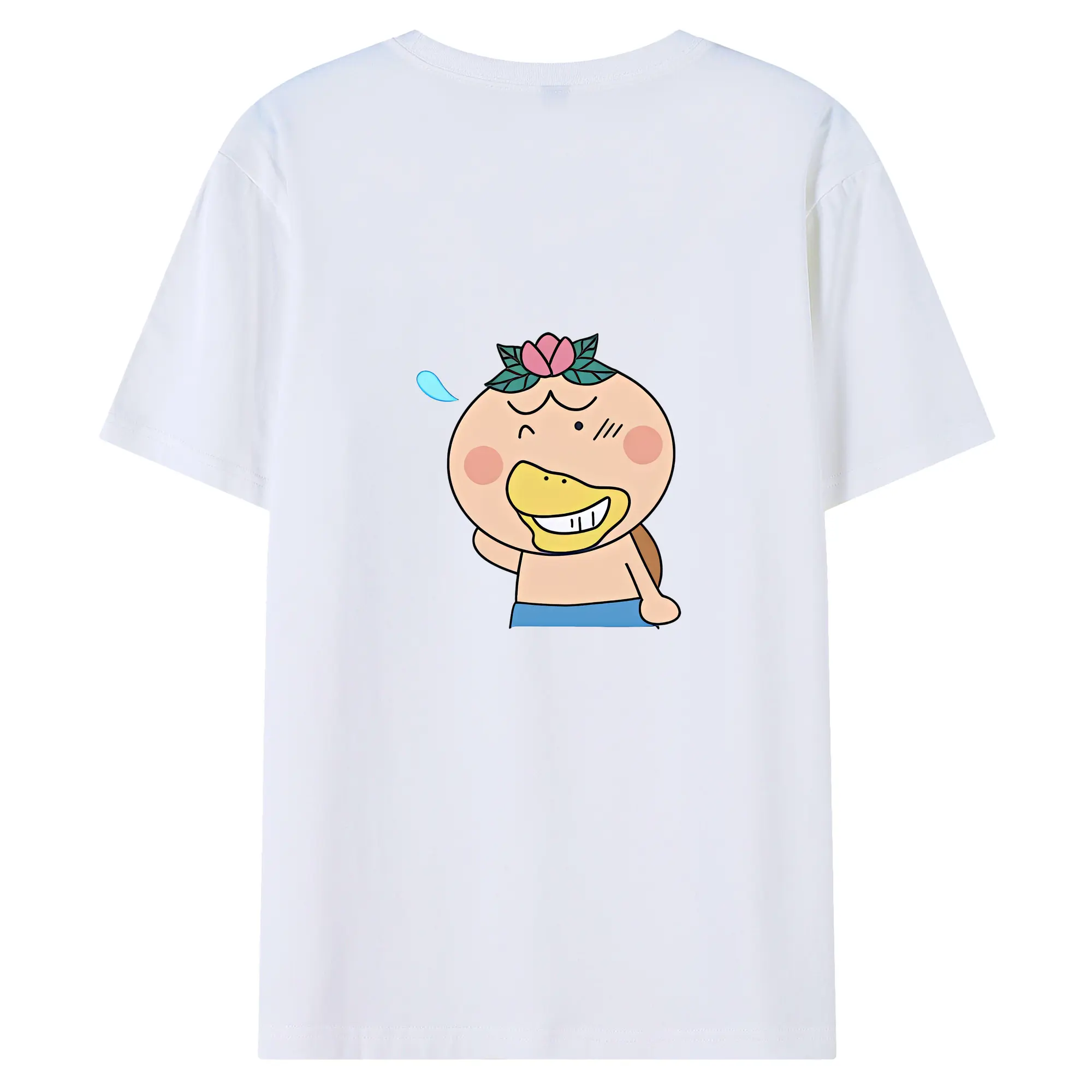 はなかっぱ グッズ,はなかっぱ - 綿100％ 半袖Tシャツ ・ バックプリント ・ 快適 通気性 ・ 日常使い 散歩 スポーツ用