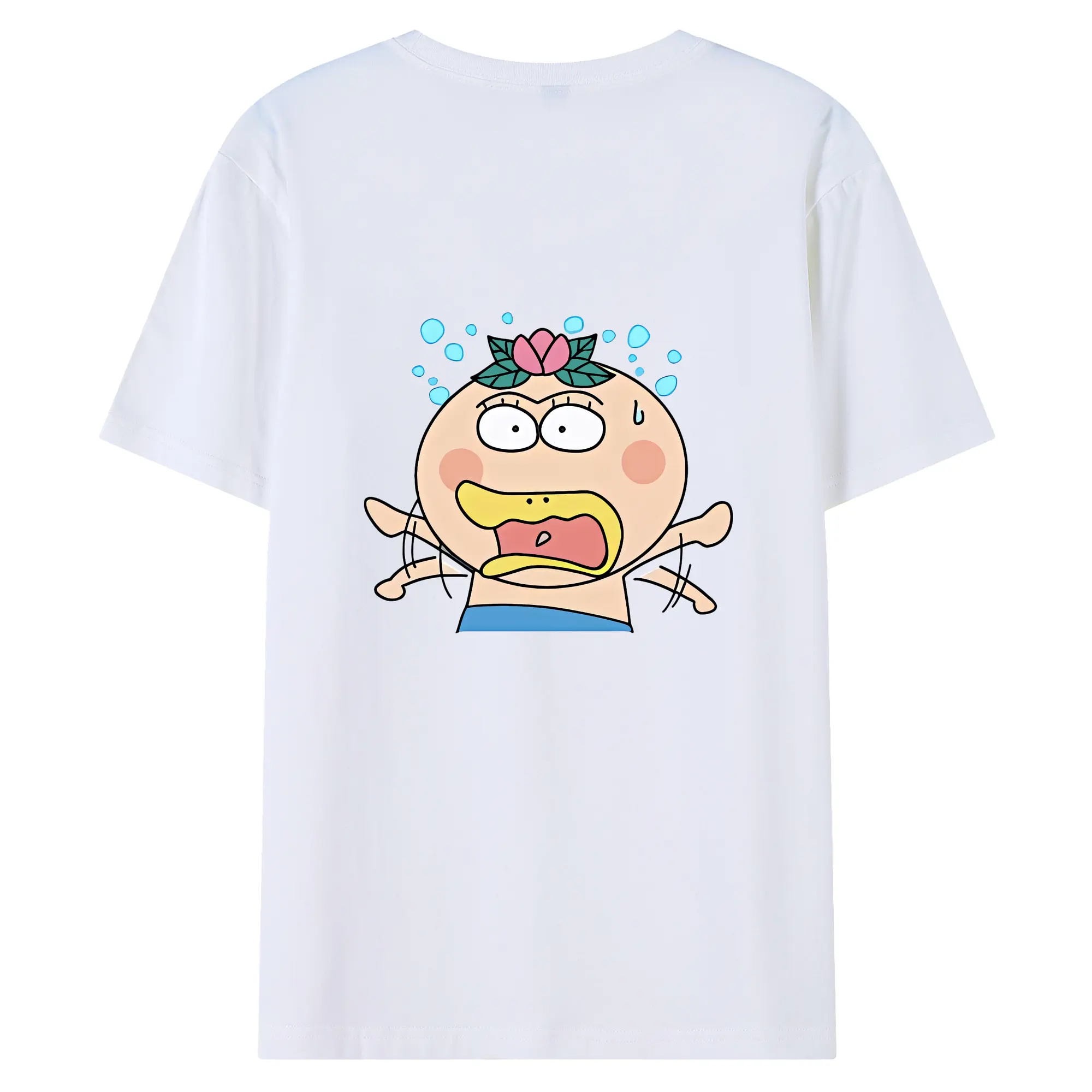 はなかっぱ グッズ,はなかっぱ - 綿100％ 半袖Tシャツ ・ バックプリント ・ 快適 通気性 ・ 日常使い 散歩 スポーツ用