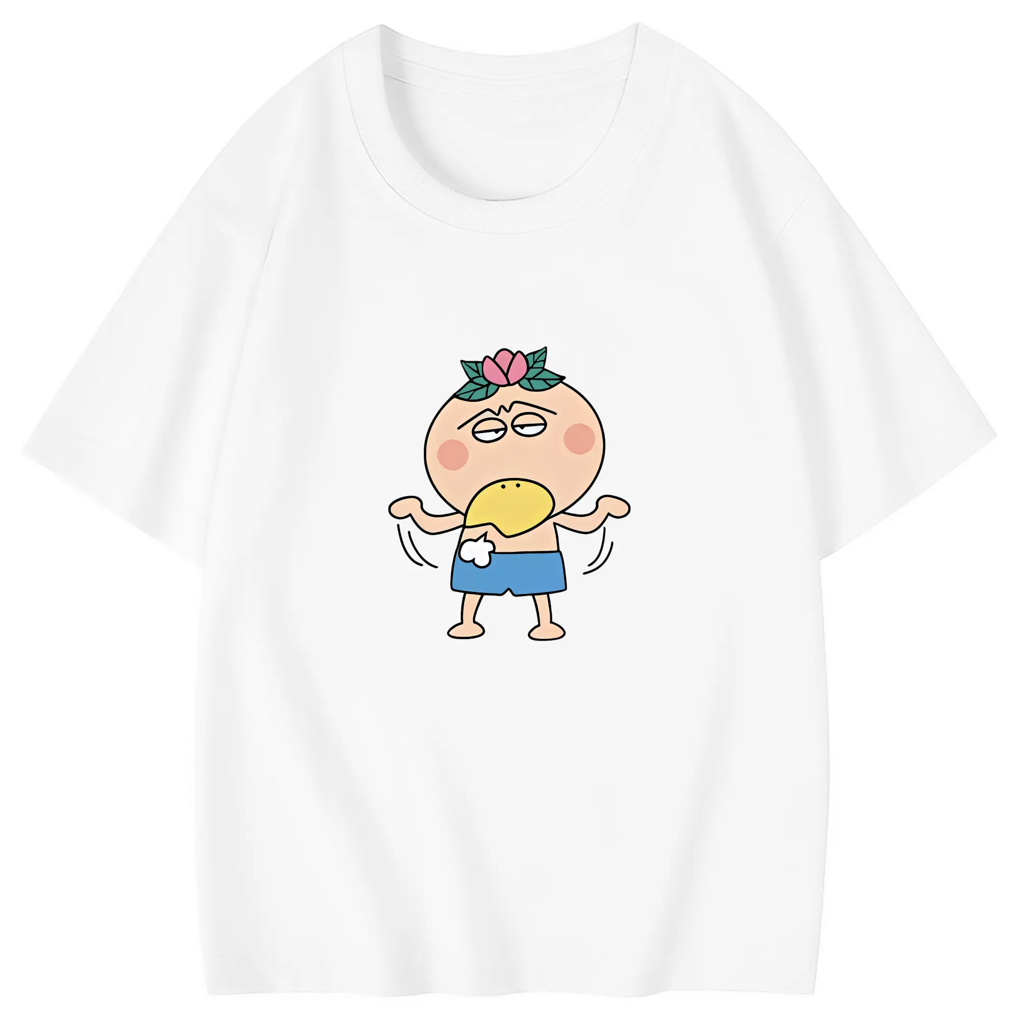 はなかっぱ グッズ,はなかっぱ - 綿100％ キッズTシャツ ・ フロントプリント ・ 快適 通気性 ・ スポーツ カジュアル 散歩用