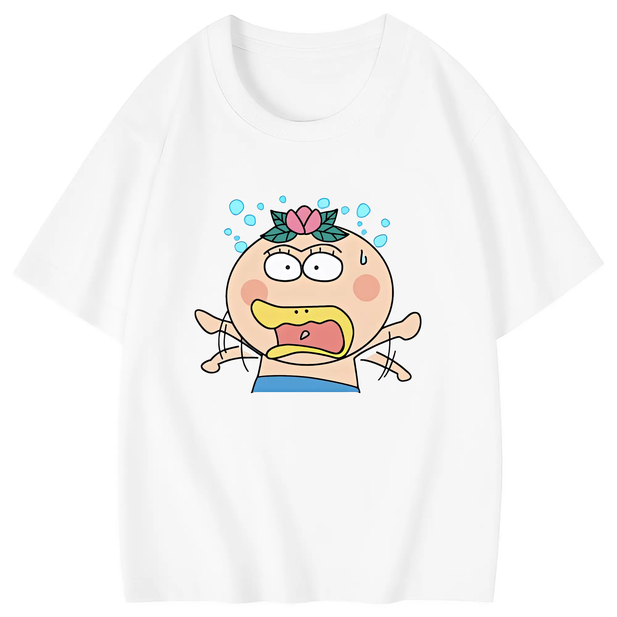 はなかっぱ グッズ,はなかっぱ - 綿100％ キッズTシャツ ・ フロントプリント ・ 快適 通気性 ・ スポーツ カジュアル 散歩用