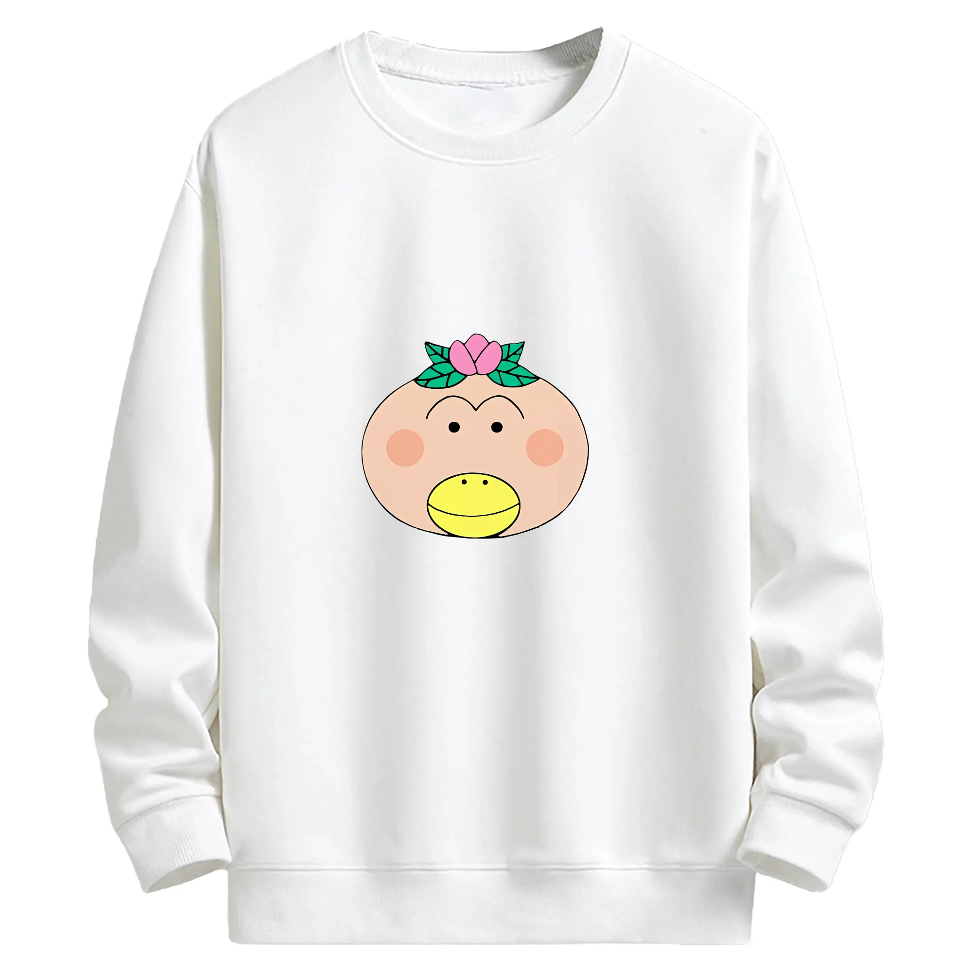 はなかっぱ グッズ,はなかっぱ - キッズ クルーネックスウェットシャツ ・ フロントプリント ・ 綿80％ ポリエステル20％ ・ 快適 通学 スポーツ 日常使い お散歩用