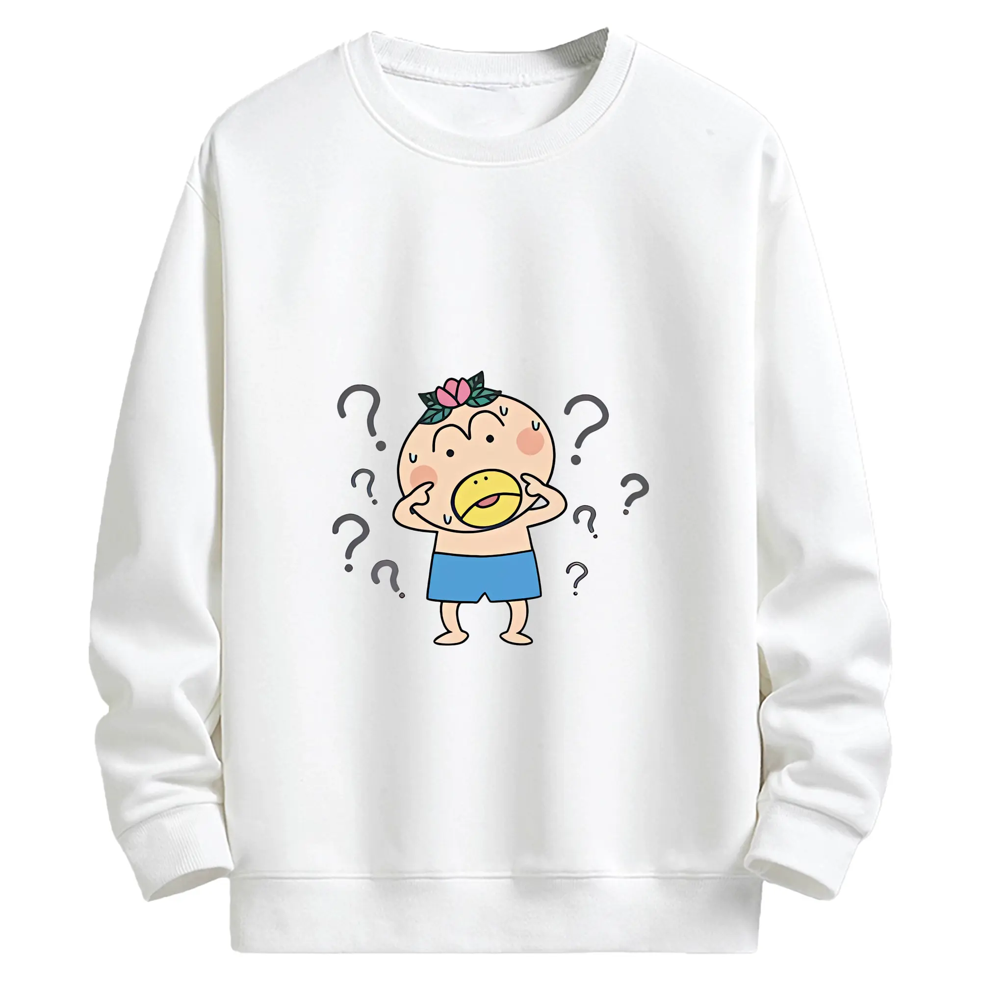 はなかっぱ グッズ,はなかっぱ - キッズ クルーネックスウェットシャツ ・ フロントプリント ・ 綿80％ ポリエステル20％ ・ 快適 通学 スポーツ 日常使い お散歩用