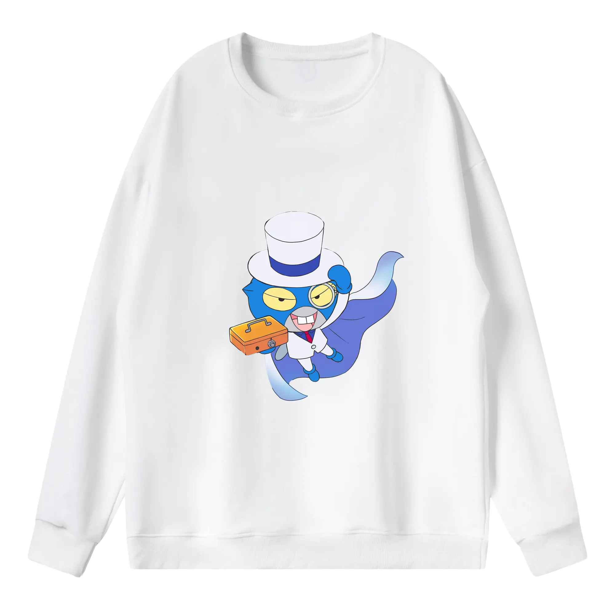 はなかっぱ グッズ,ガリゾー - 薄手 クルーネック スウェット 裏毛260g · ポリエステル 春秋向け カジュアル 男女兼用 · トレーナー デイリー スポーツ 散歩に最適