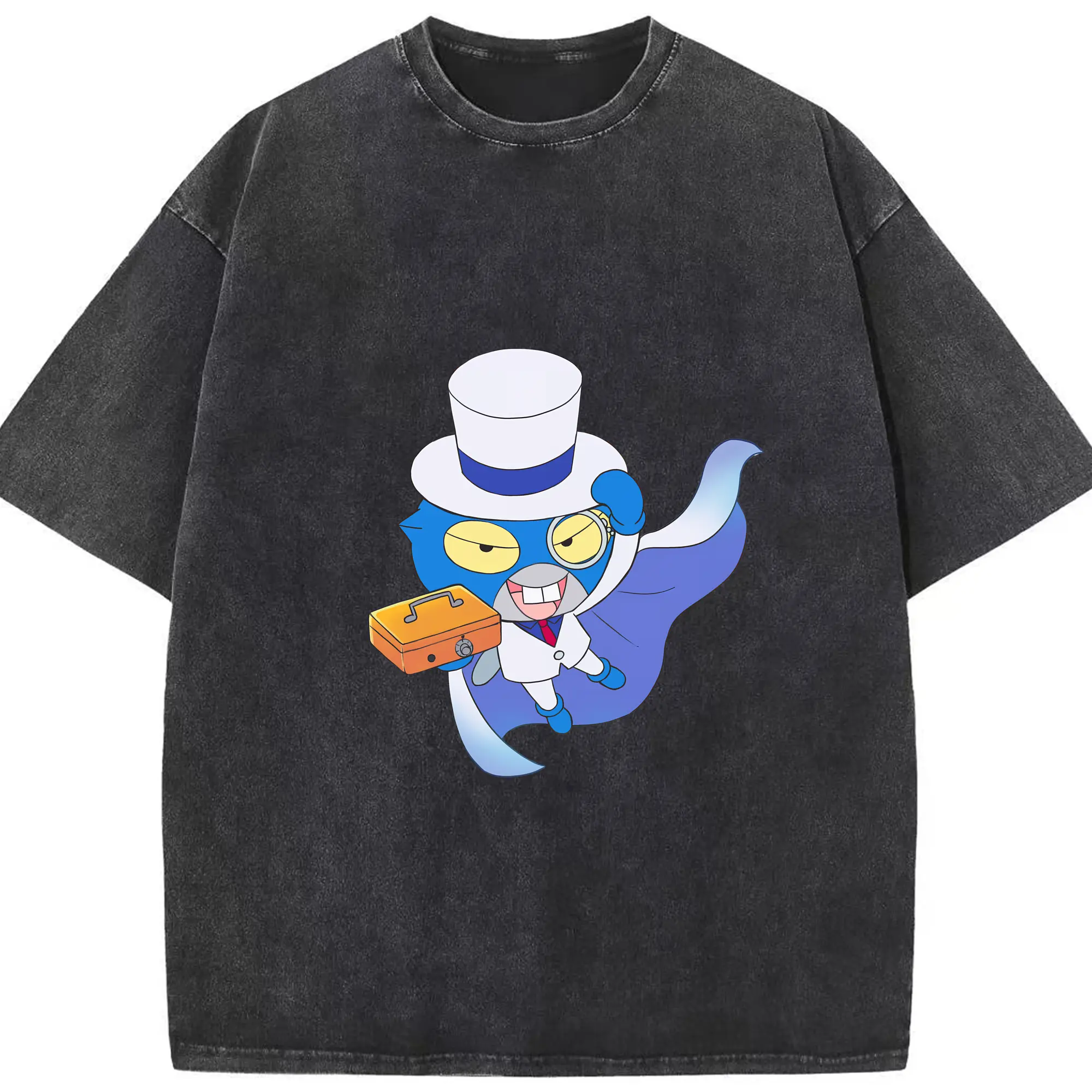 はなかっぱ グッズ,ガリゾー - 綿100％ ヴィンテージ風 半袖Tシャツ ・ フロントプリント ・ 柔らか肌触り ・ 通気性 快適 ・ スポーツ カジュアル 外出用