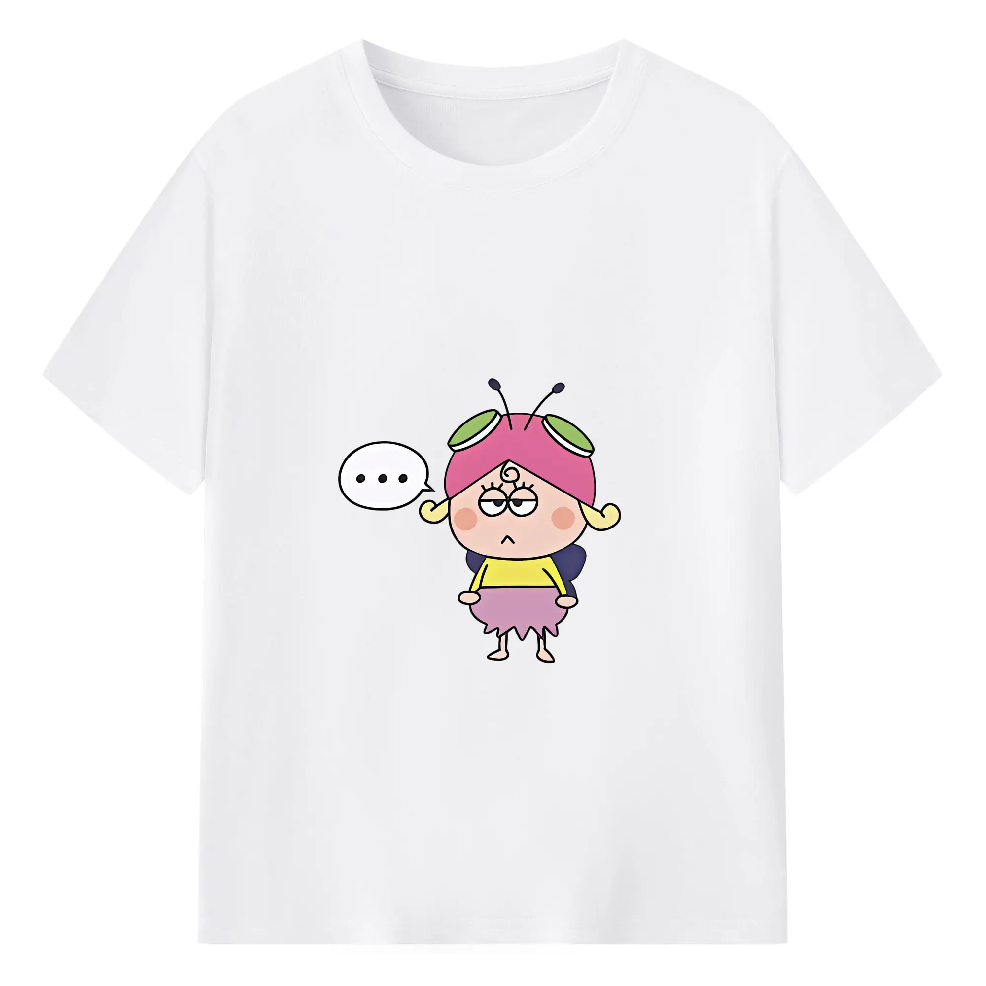 はなかっぱ グッズ,アゲルちゃん - 綿100％ 半袖Tシャツ ・ フロントプリント ・ 快適 通気性 ・ 日常使い 散歩 スポーツ用