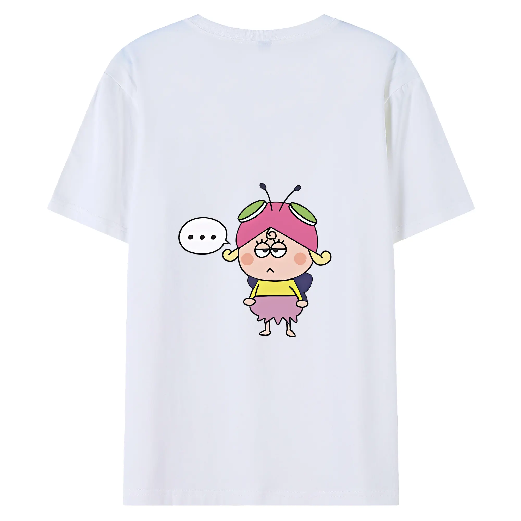 はなかっぱ グッズ,アゲルちゃん - 綿100％ 半袖Tシャツ ・ バックプリント ・ 快適 通気性 ・ 日常使い 散歩 スポーツ用
