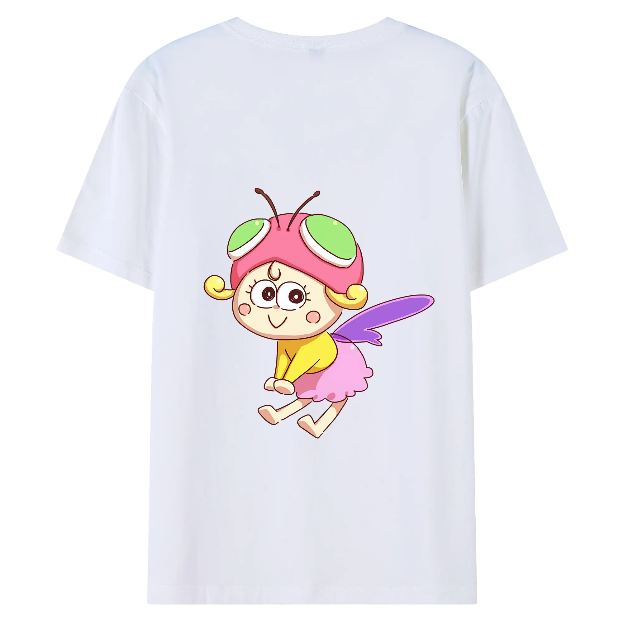 はなかっぱ グッズ,アゲルちゃん - 綿100％ 半袖Tシャツ ・ バックプリント ・ 快適 通気性 ・ 日常使い 散歩 スポーツ用