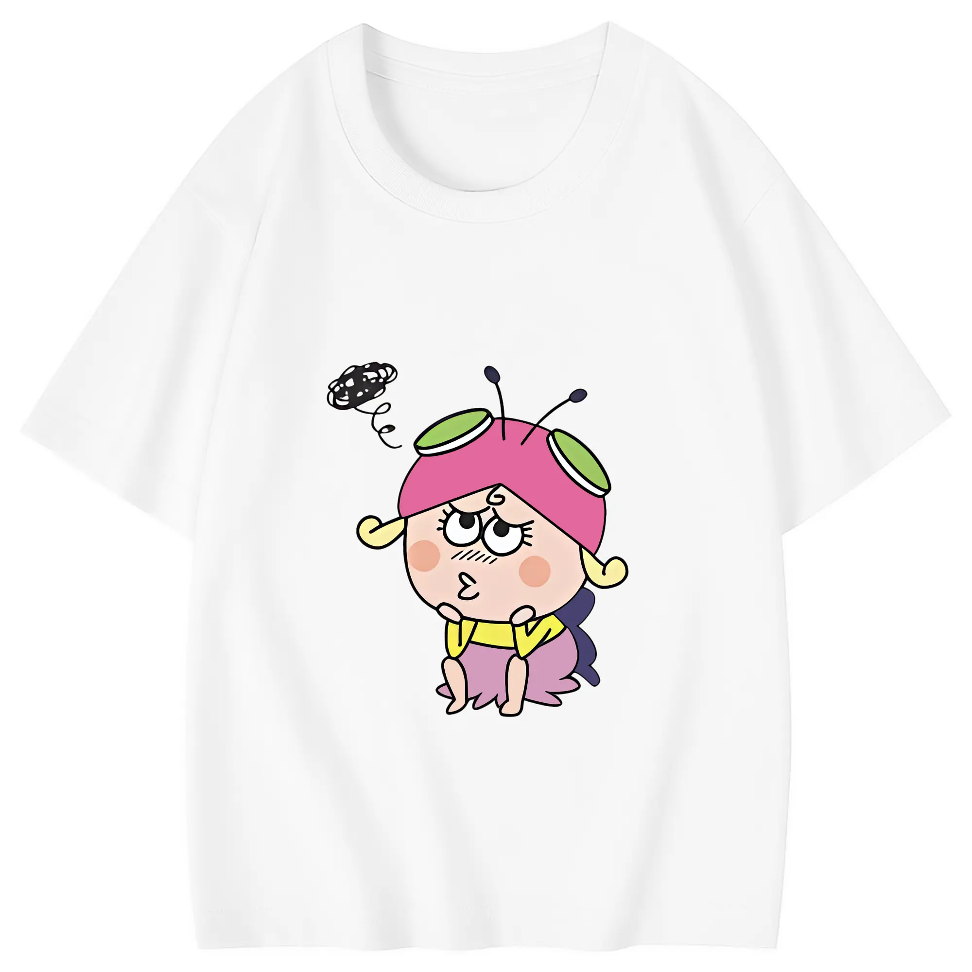 はなかっぱ グッズ,アゲルちゃん - 綿100％ キッズTシャツ ・ フロントプリント ・ 快適 通気性 ・ スポーツ カジュアル 散歩用