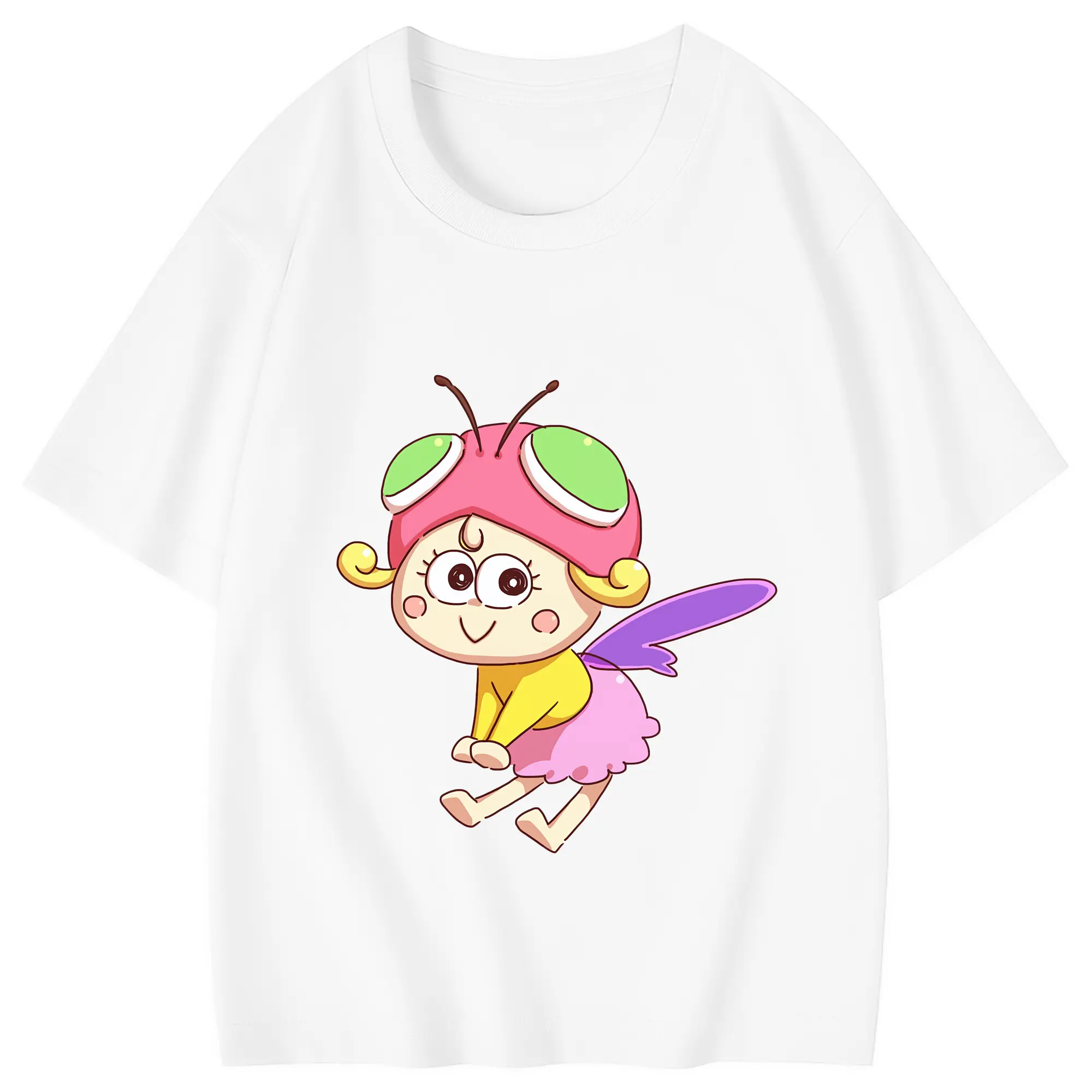 はなかっぱ グッズ,アゲルちゃん - 綿100％ キッズTシャツ ・ フロントプリント ・ 快適 通気性 ・ スポーツ カジュアル 散歩用