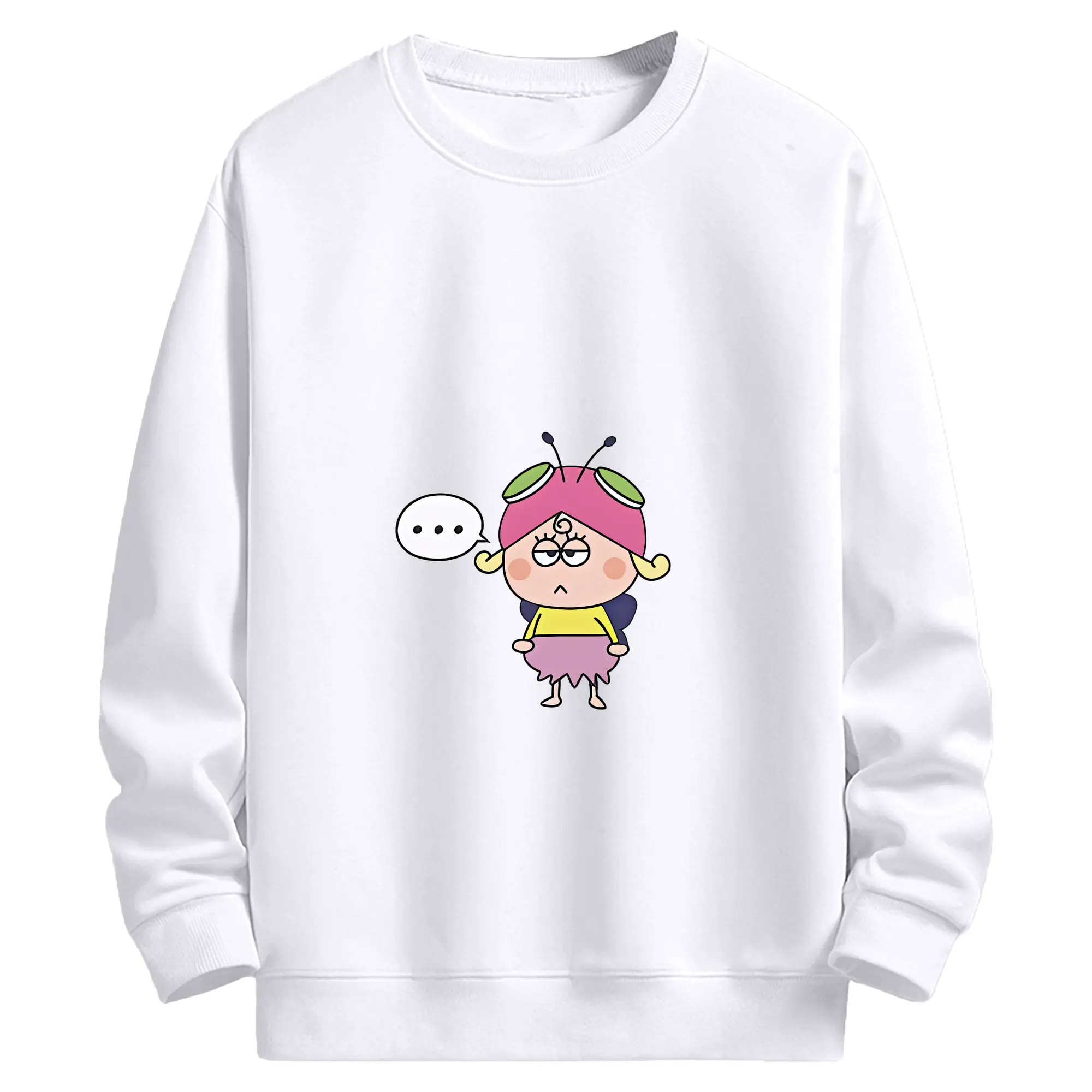 はなかっぱ グッズ,アゲルちゃん - 高品質 クルーネック スウェット ・ コットン59％ ポリエステル41％ ・ ユニセックス 長袖 トレーナー ・ カジュアル デイリー スポーツ 散歩用