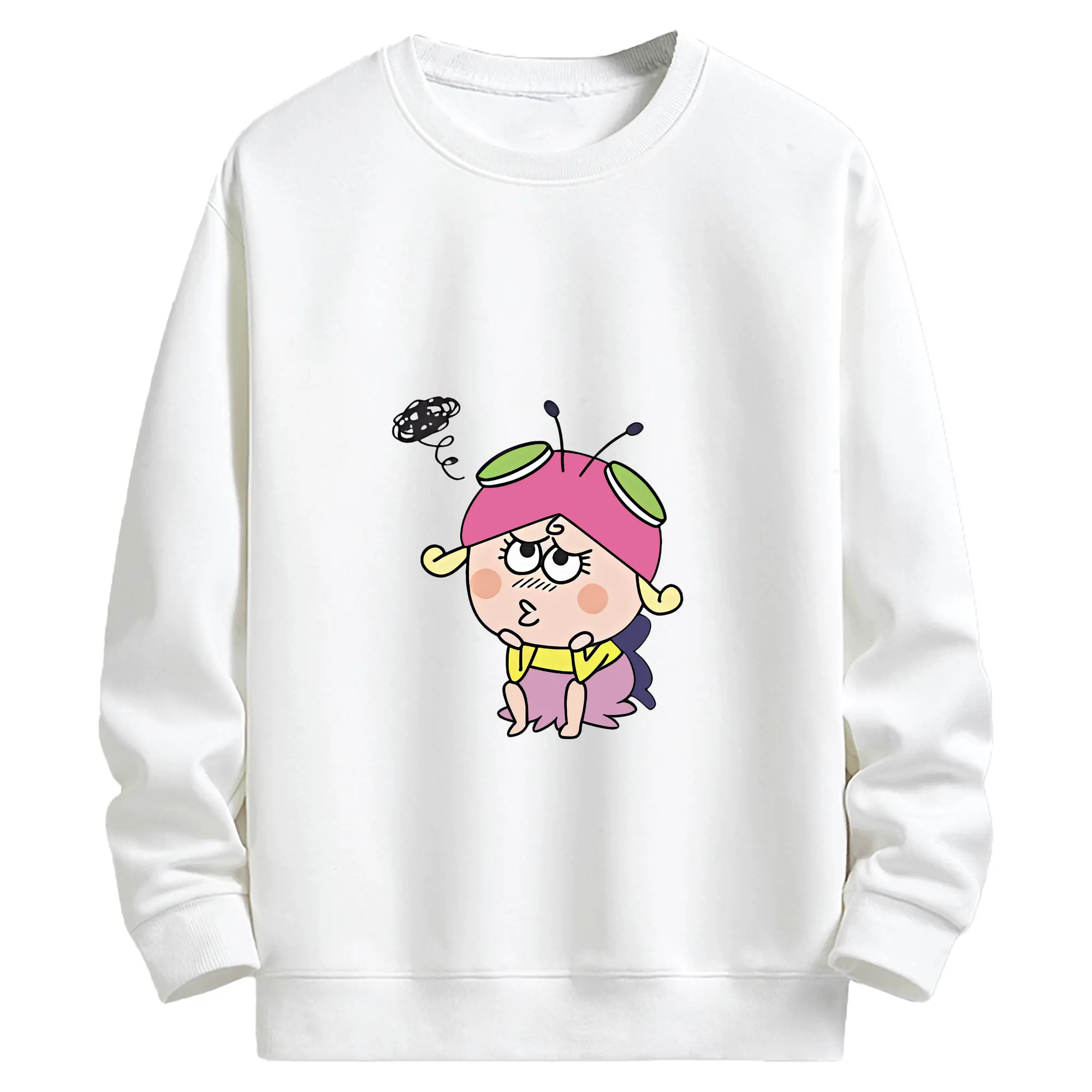 はなかっぱ グッズ,アゲルちゃん - キッズ クルーネックスウェットシャツ ・ フロントプリント ・ 綿80％ ポリエステル20％ ・ 快適 通学 スポーツ 日常使い お散歩用