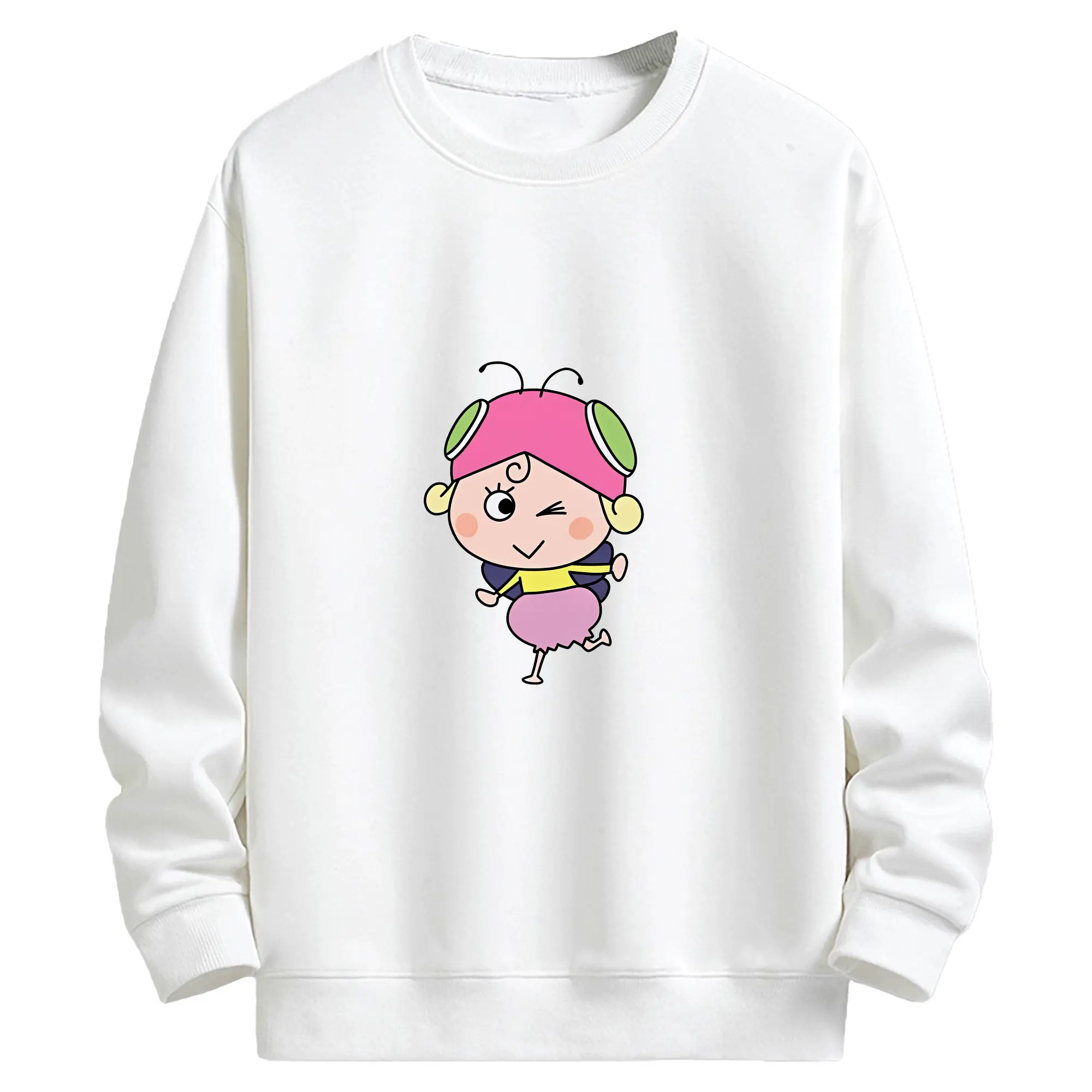 はなかっぱ グッズ,アゲルちゃん - キッズ クルーネックスウェットシャツ ・ フロントプリント ・ 綿80％ ポリエステル20％ ・ 快適 通学 スポーツ 日常使い お散歩用