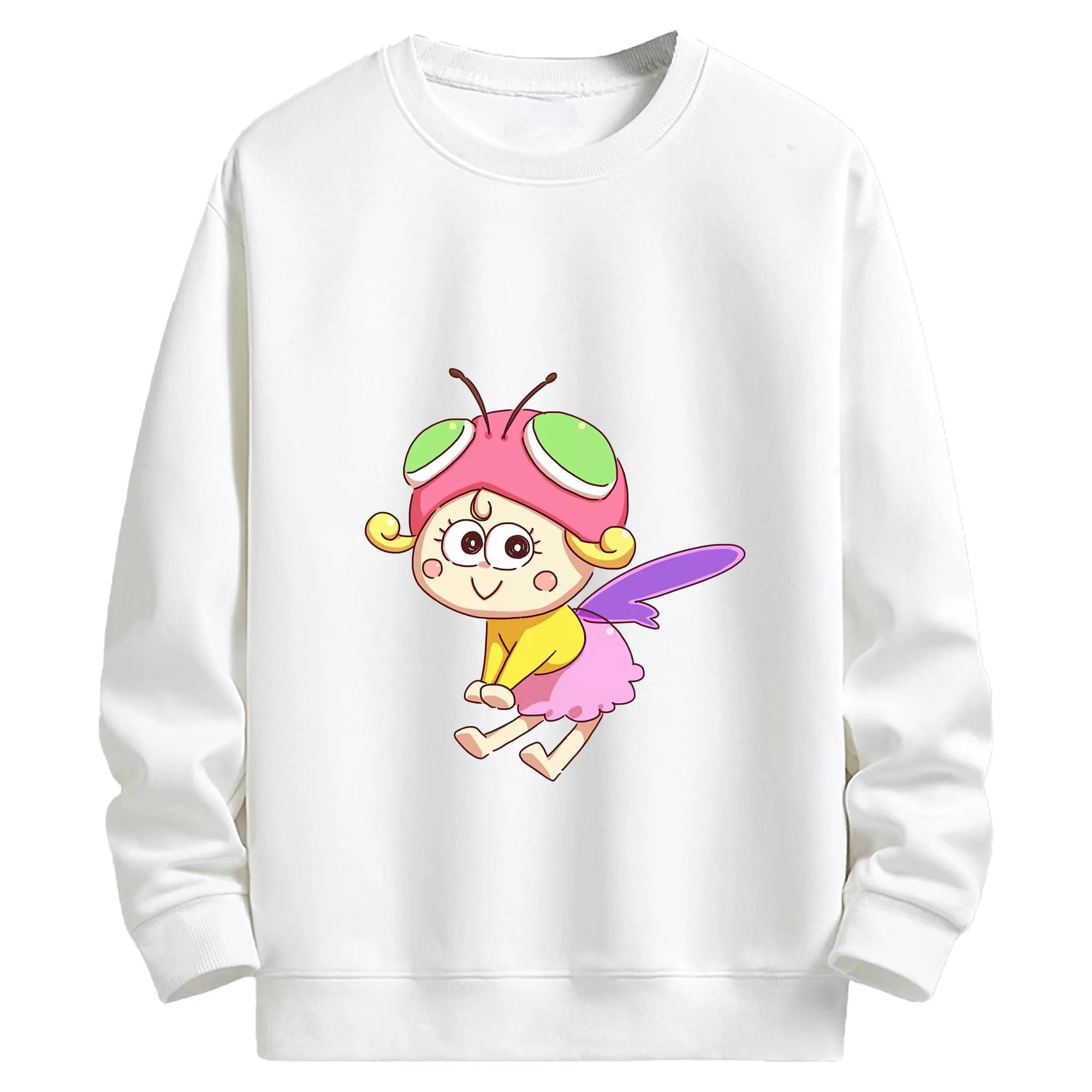 はなかっぱ グッズ,アゲルちゃん - キッズ クルーネックスウェットシャツ ・ フロントプリント ・ 綿80％ ポリエステル20％ ・ 快適 通学 スポーツ 日常使い お散歩用