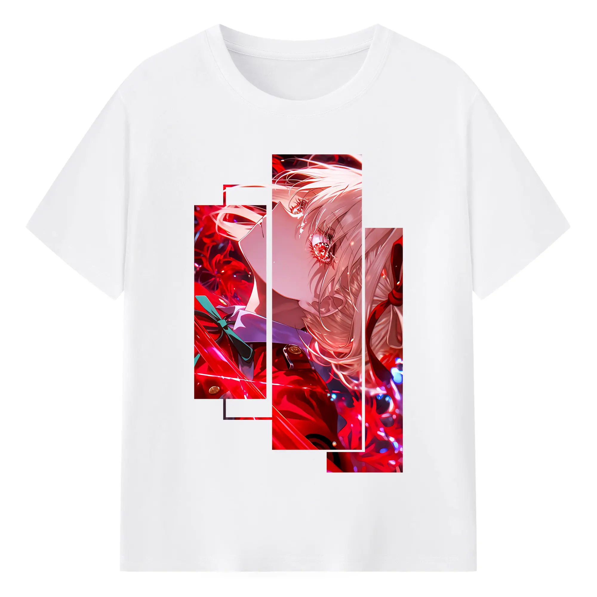 リコリス・リコイル グッズ,錦木千束 - 綿100％ 半袖Tシャツ ・ フロントプリント ・ 快適 通気性 ・ 日常使い 散歩 スポーツ用