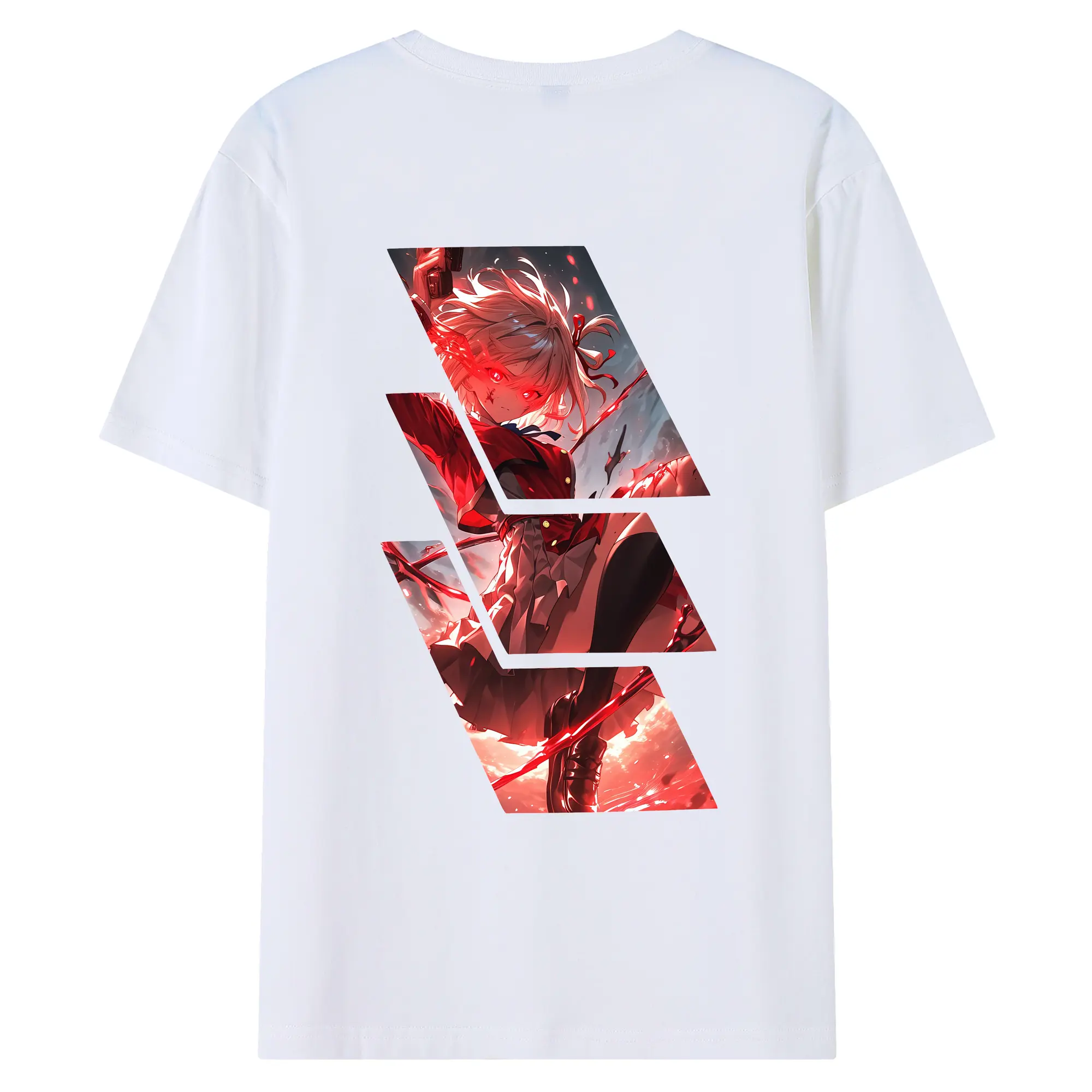 リコリス・リコイル グッズ,錦木千束 - 綿100％ 半袖Tシャツ ・ バックプリント ・ 快適 通気性 ・ 日常使い 散歩 スポーツ用