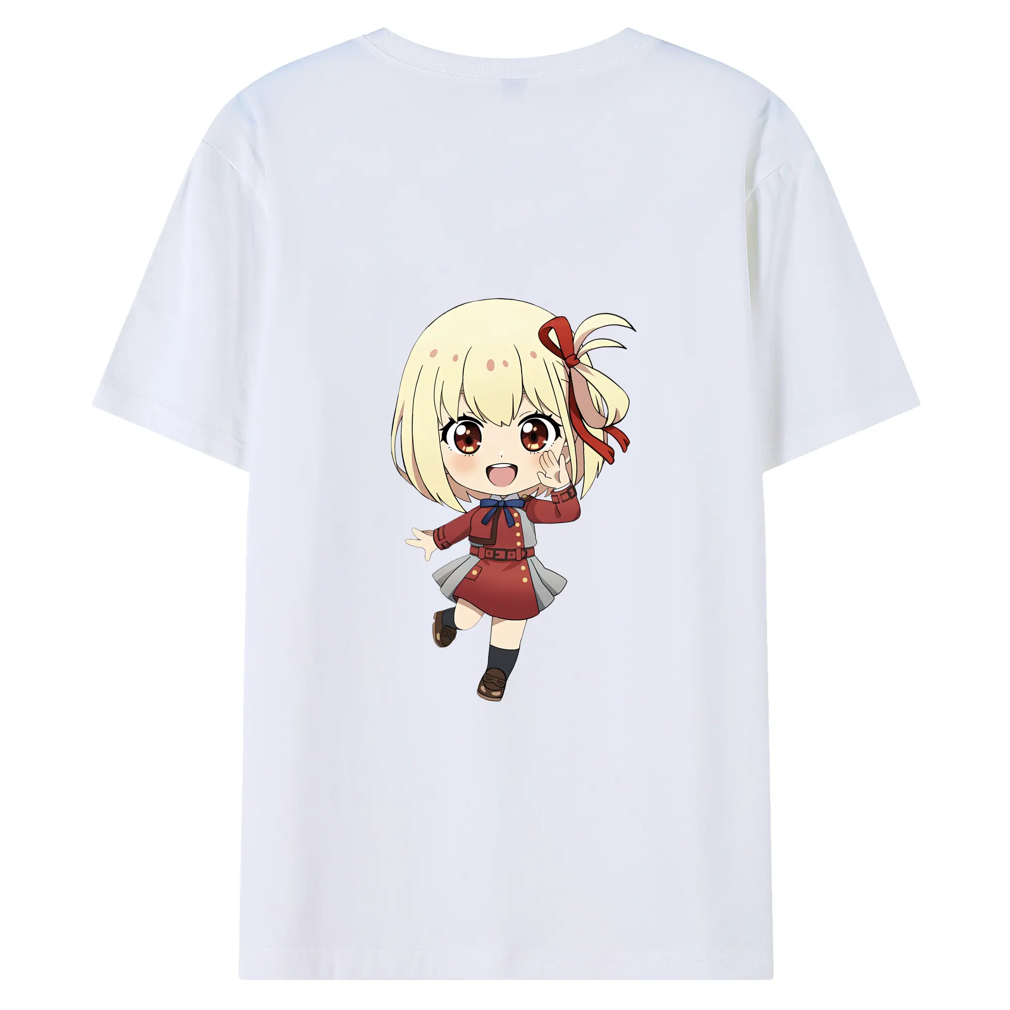 リコリス・リコイル グッズ,錦木千束 - 綿100％ 半袖Tシャツ ・ バックプリント ・ 快適 通気性 ・ 日常使い 散歩 スポーツ用