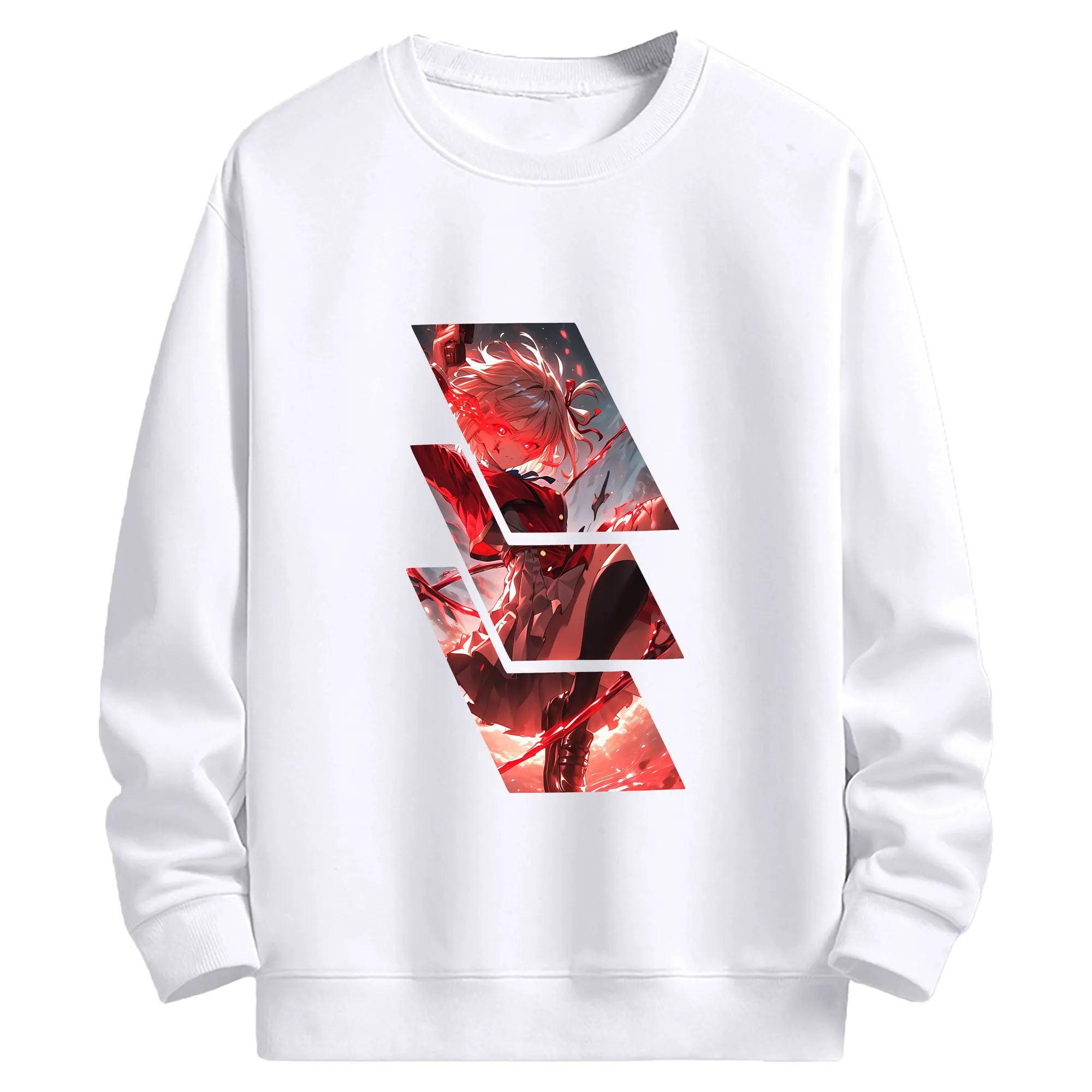 リコリス・リコイル グッズ,錦木千束 - 高品質 クルーネック スウェット ・ コットン59％ ポリエステル41％ ・ ユニセックス 長袖 トレーナー ・ カジュアル デイリー スポーツ 散歩用