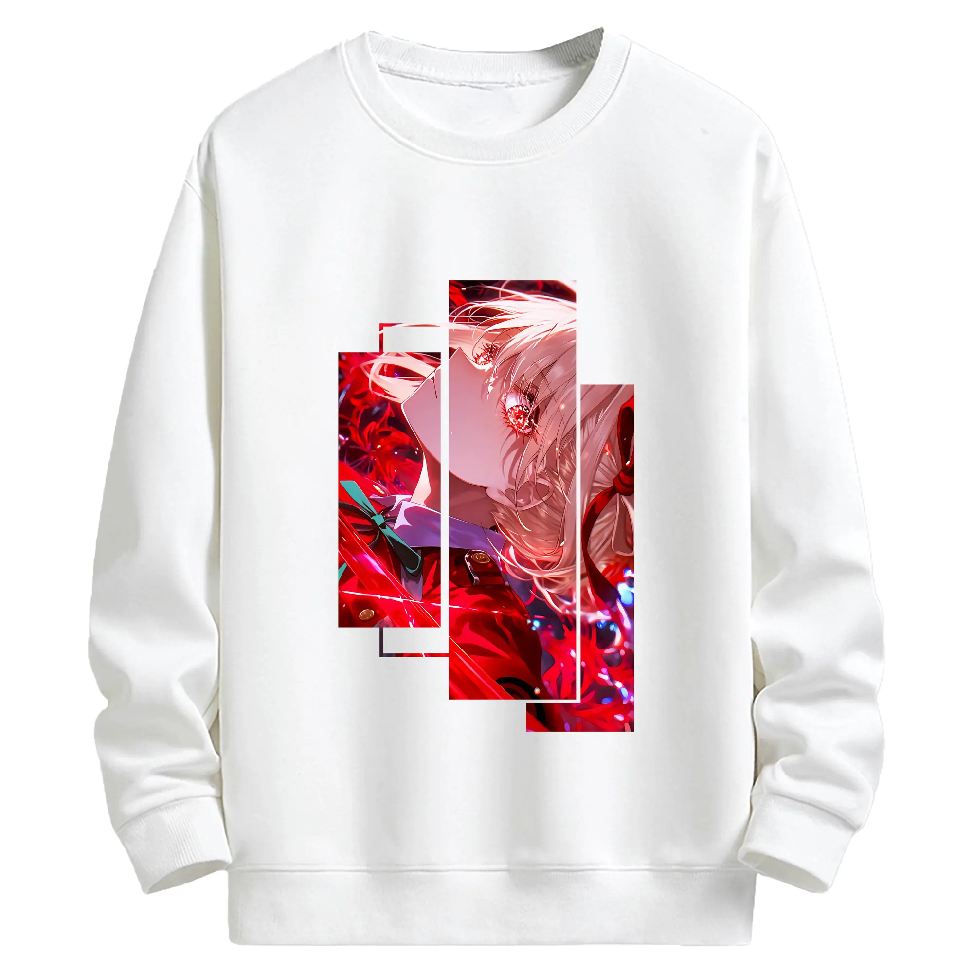 リコリス・リコイル グッズ,錦木千束 - キッズ クルーネックスウェットシャツ ・ フロントプリント ・ 綿80％ ポリエステル20％ ・ 快適 通学 スポーツ 日常使い お散歩用