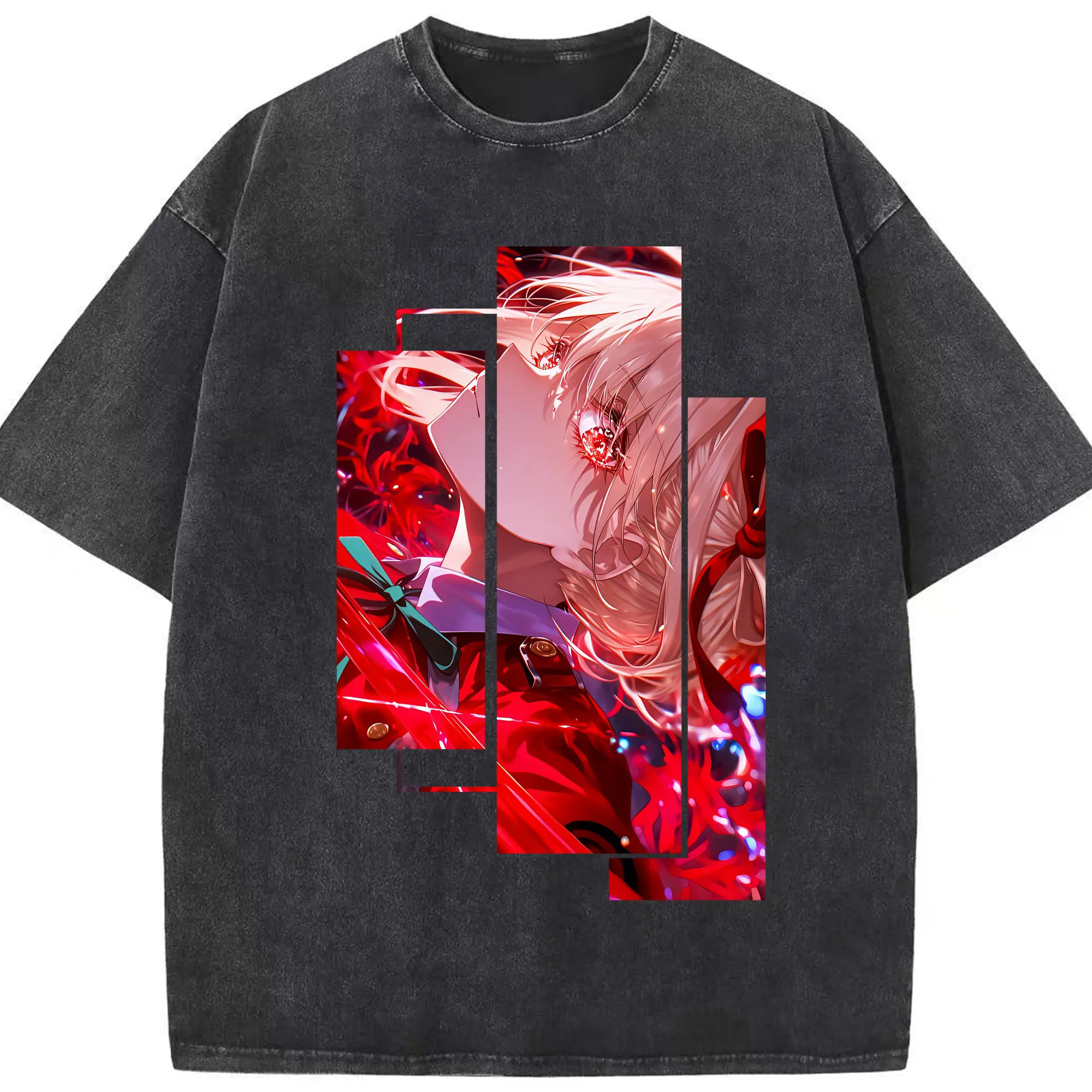 リコリス・リコイル グッズ,錦木千束 - 綿100％ ヴィンテージ風 半袖Tシャツ ・ フロントプリント ・ 柔らか肌触り ・ 通気性 快適 ・ スポーツ カジュアル 外出用