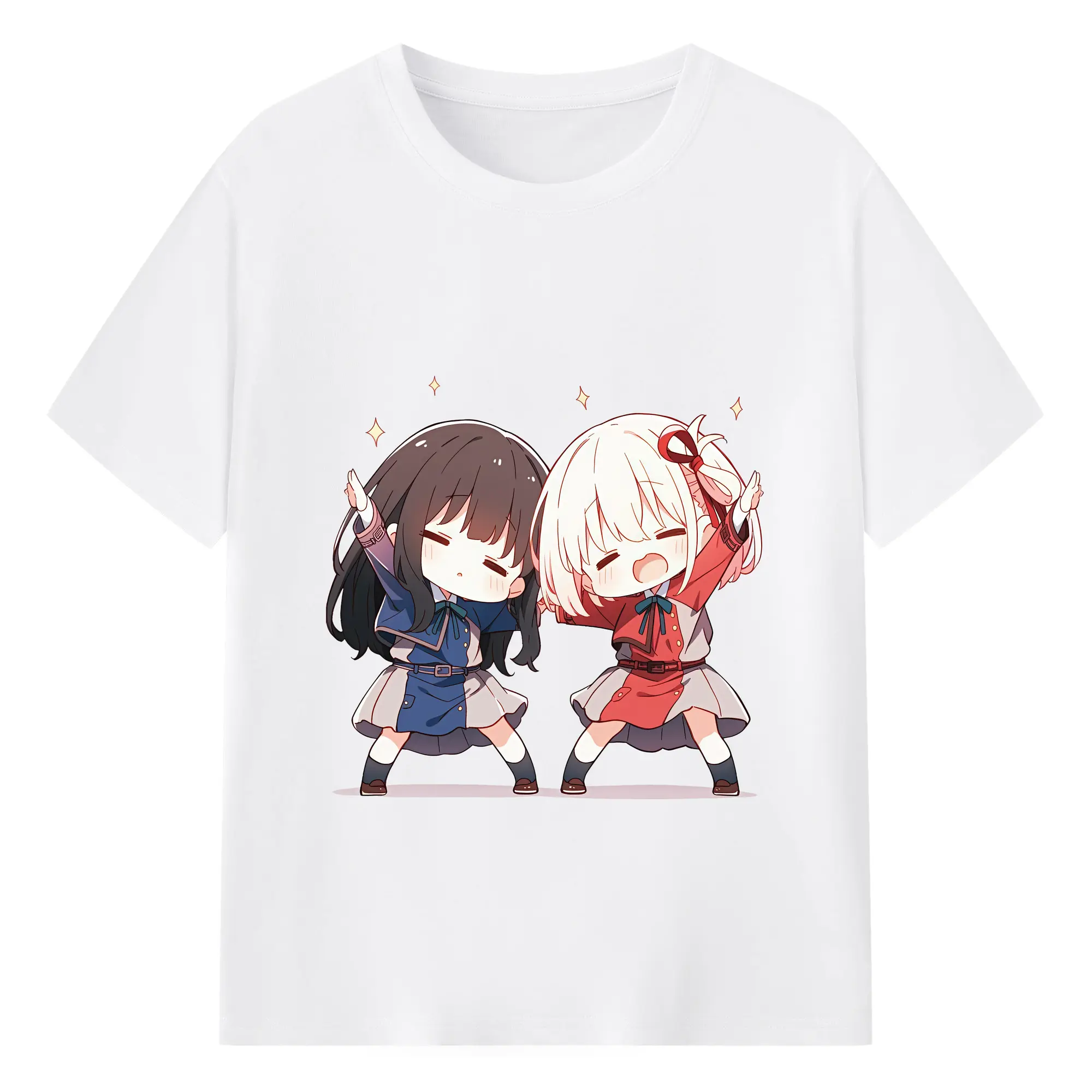 リコリス・リコイル グッズ,井ノ上たきな - 綿100％ 半袖Tシャツ ・ フロントプリント ・ 快適 通気性 ・ 日常使い 散歩 スポーツ用