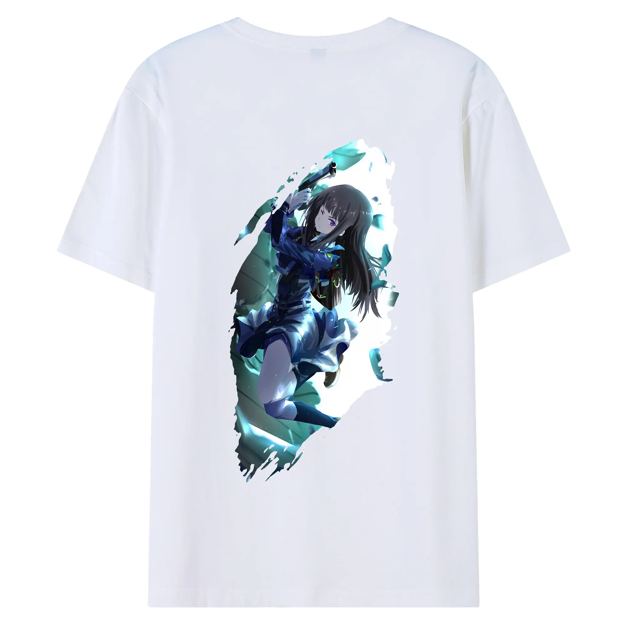 リコリス・リコイル グッズ,井ノ上たきな - 綿100％ 半袖Tシャツ ・ バックプリント ・ 快適 通気性 ・ 日常使い 散歩 スポーツ用