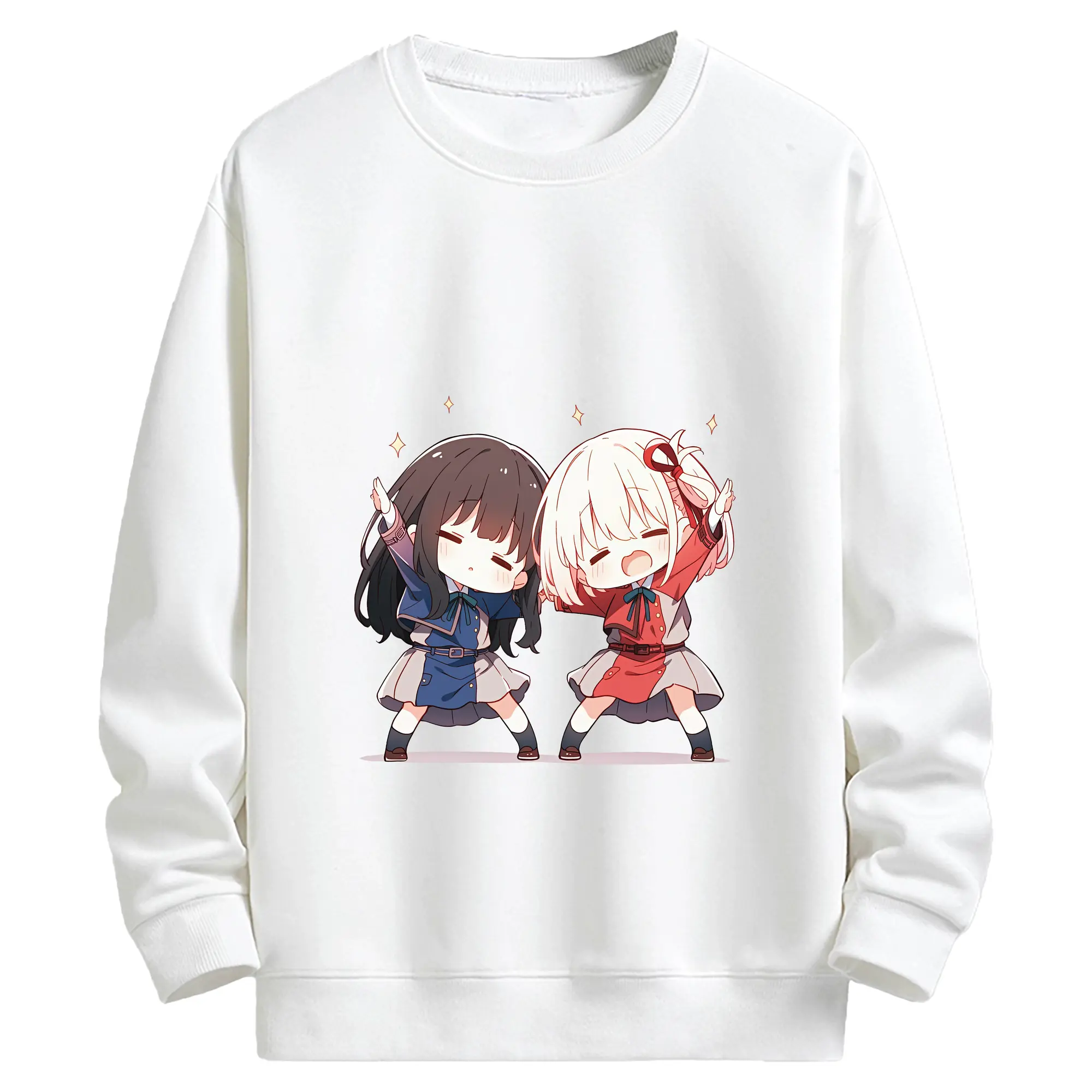 リコリス・リコイル グッズ,井ノ上たきな - キッズ クルーネックスウェットシャツ ・ フロントプリント ・ 綿80％ ポリエステル20％ ・ 快適 通学 スポーツ 日常使い お散歩用