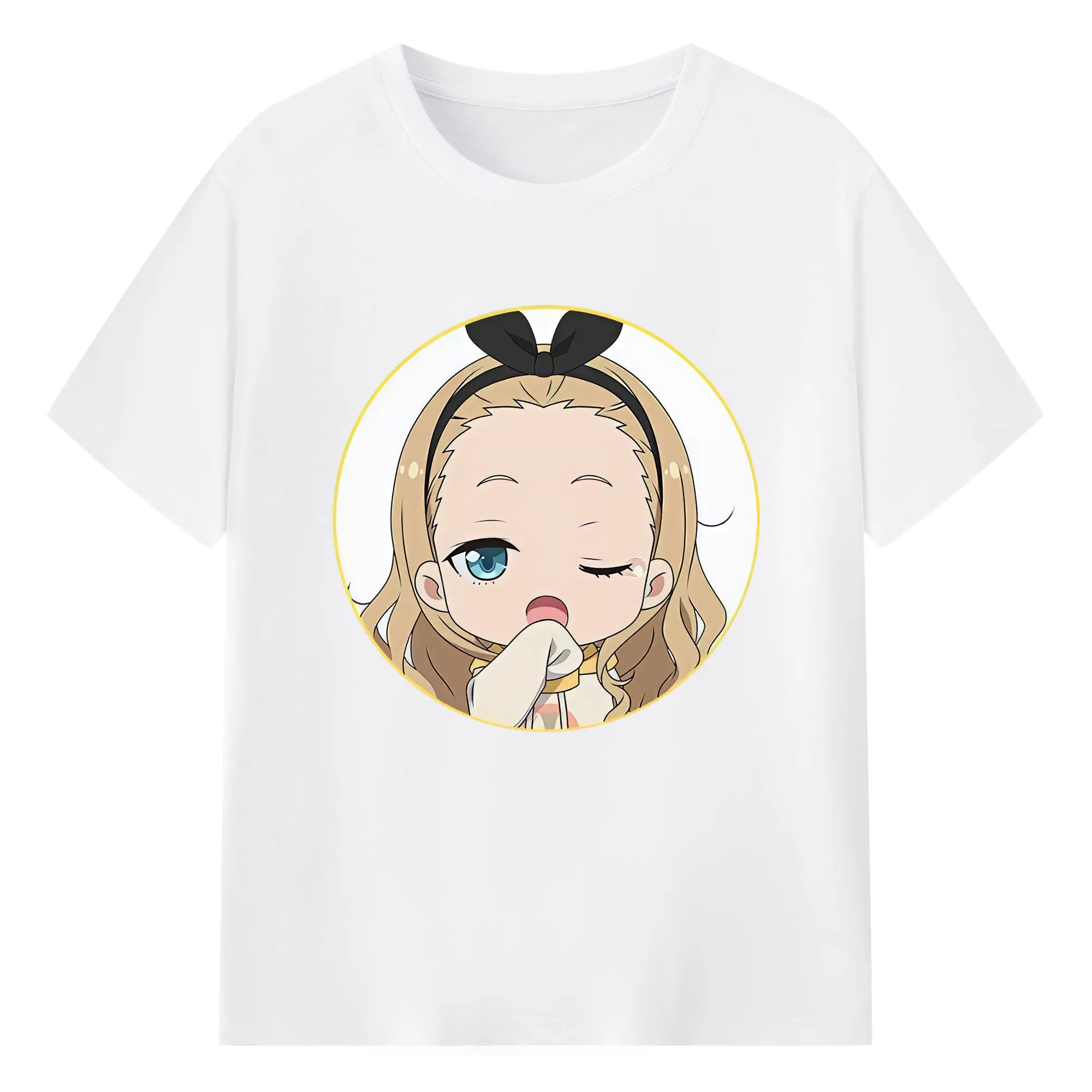 リコリス・リコイル グッズ,クルミ - 綿100％ 半袖Tシャツ ・ フロントプリント ・ 快適 通気性 ・ 日常使い 散歩 スポーツ用