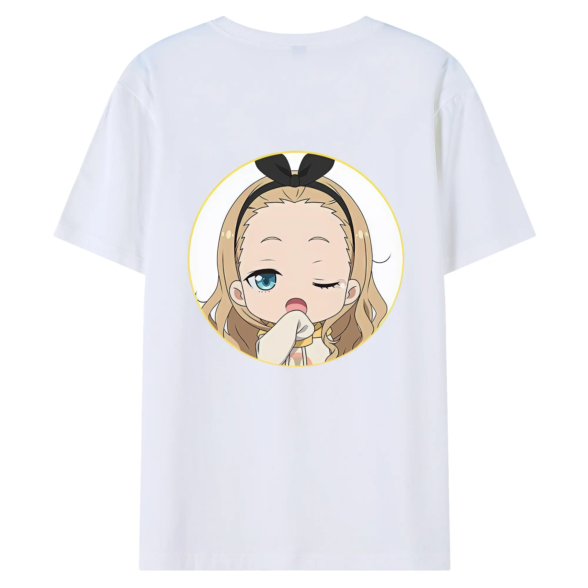リコリス・リコイル グッズ,クルミ - 綿100％ 半袖Tシャツ ・ バックプリント ・ 快適 通気性 ・ 日常使い 散歩 スポーツ用