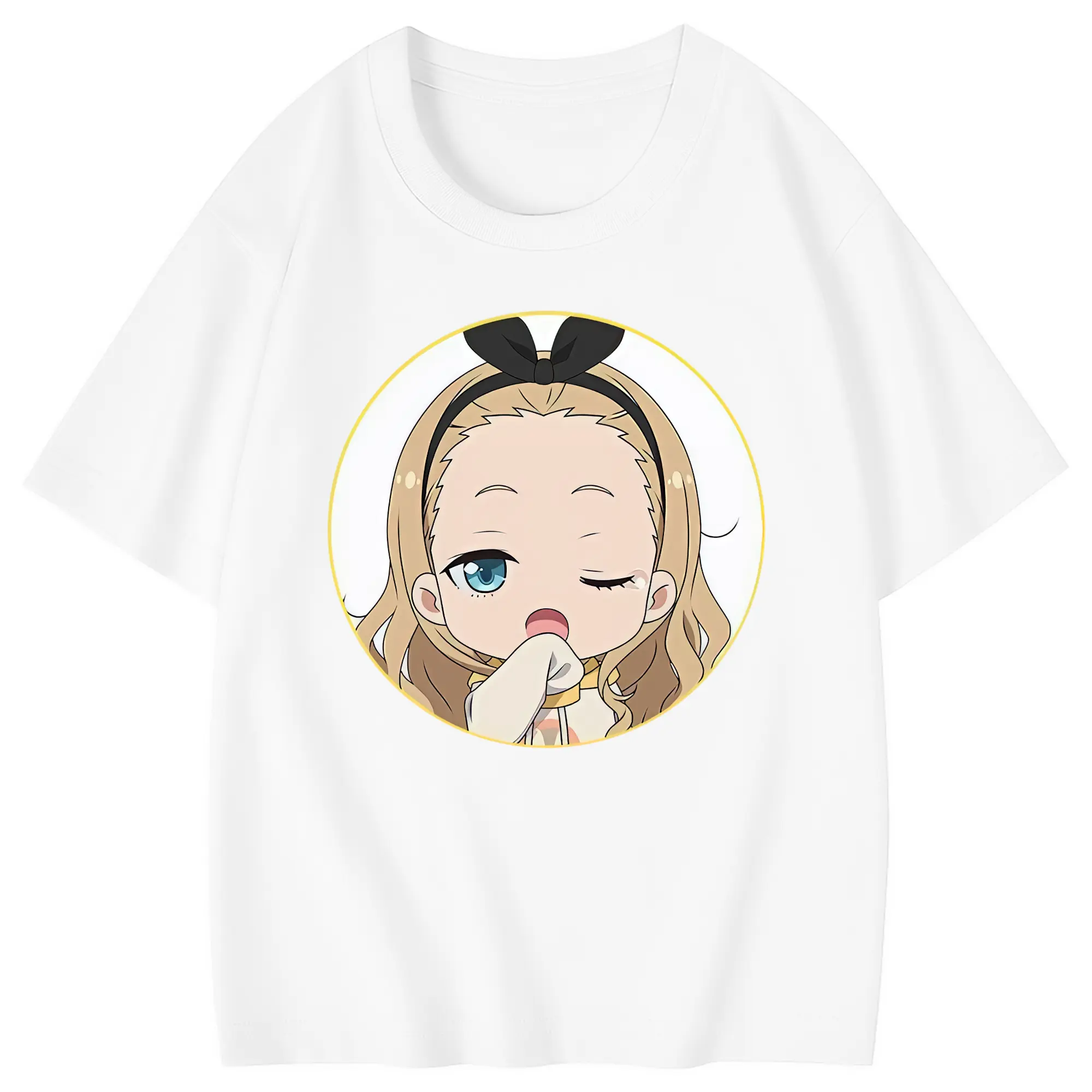 リコリス・リコイル グッズ,クルミ - 綿100％ キッズTシャツ ・ フロントプリント ・ 快適 通気性 ・ スポーツ カジュアル 散歩用
