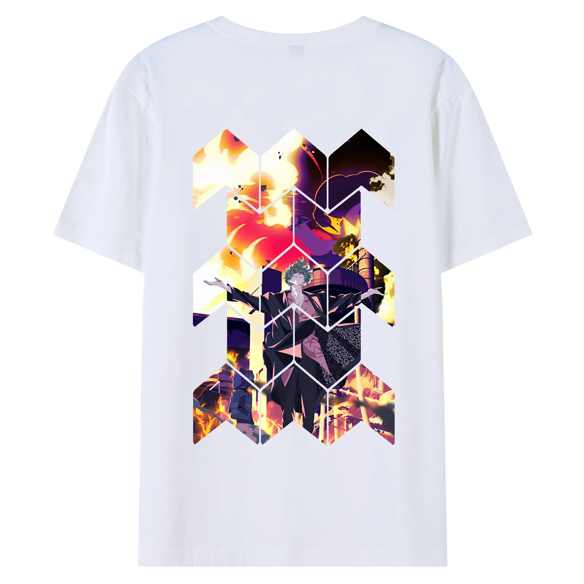 リコリス・リコイル グッズ,真島 - 綿100％ 半袖Tシャツ ・ バックプリント ・ 快適 通気性 ・ 日常使い 散歩 スポーツ用