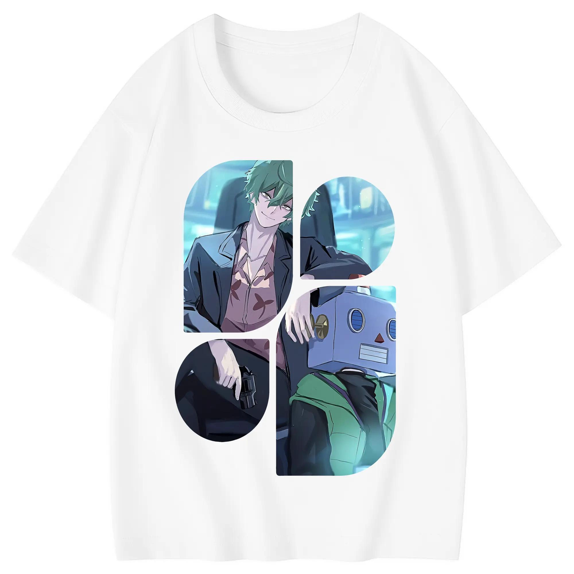 リコリス・リコイル グッズ,真島 - 綿100％ キッズTシャツ ・ フロントプリント ・ 快適 通気性 ・ スポーツ カジュアル 散歩用