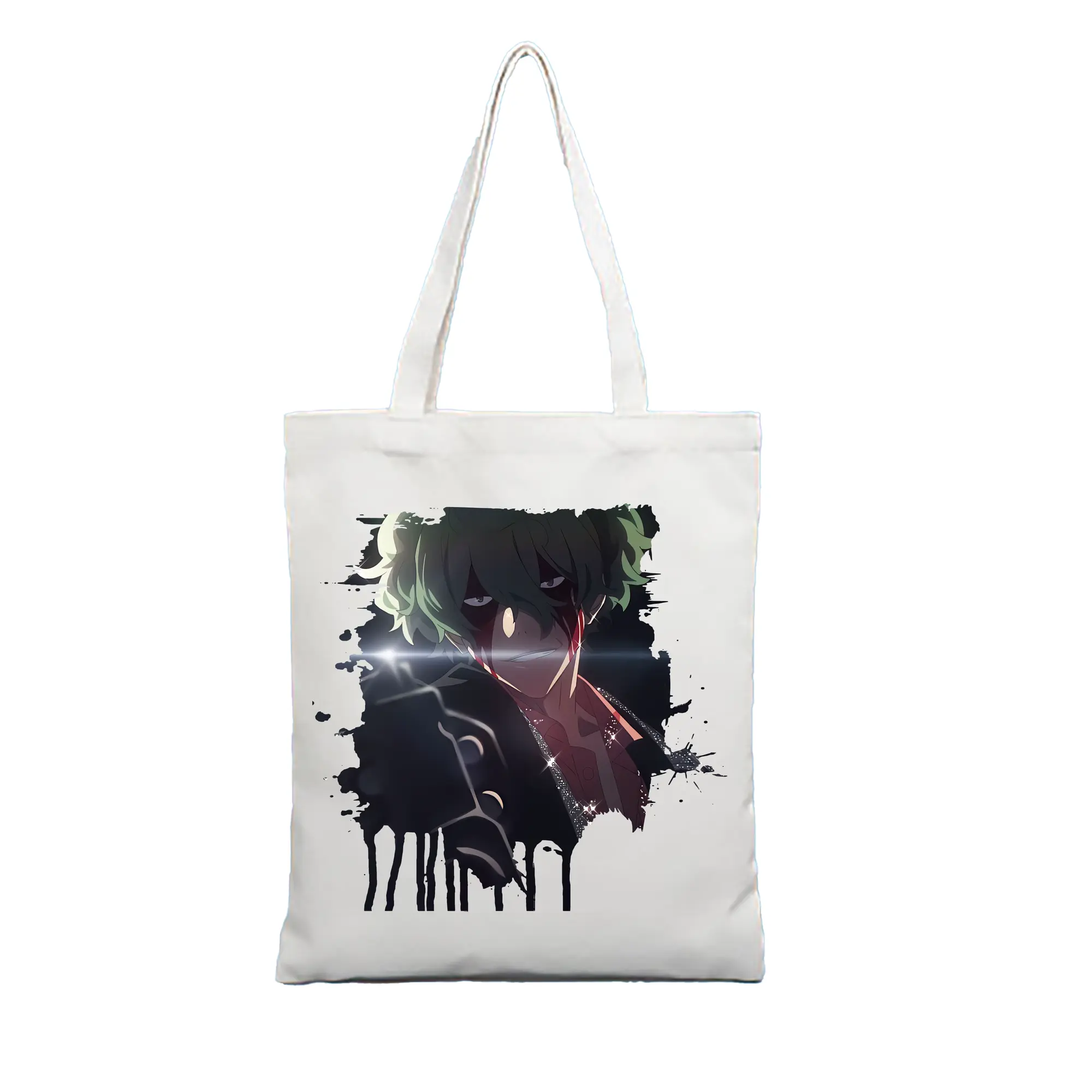 リコリス・リコイル グッズ,真島 - 縦型キャンバス手提げバッグ（トートバッグ） ・ キャンバス素材 ・ ショッピング用 ・ 軽量 丈夫 お手入れ簡単