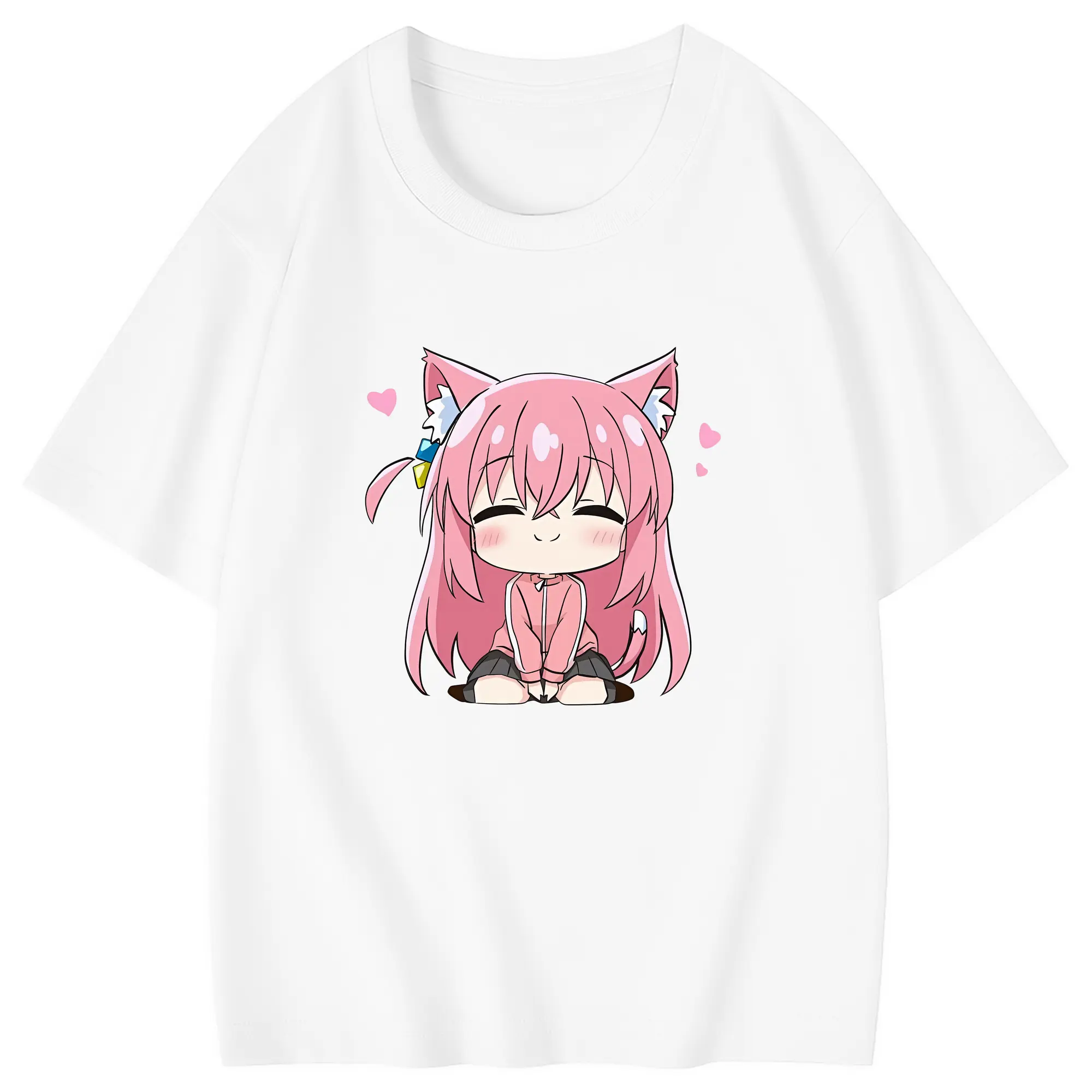 ぼっちざろっく！ グッズ,後藤ひとり - 綿100％ キッズTシャツ ・ フロントプリント ・ 快適 通気性 ・ スポーツ カジュアル 散歩用