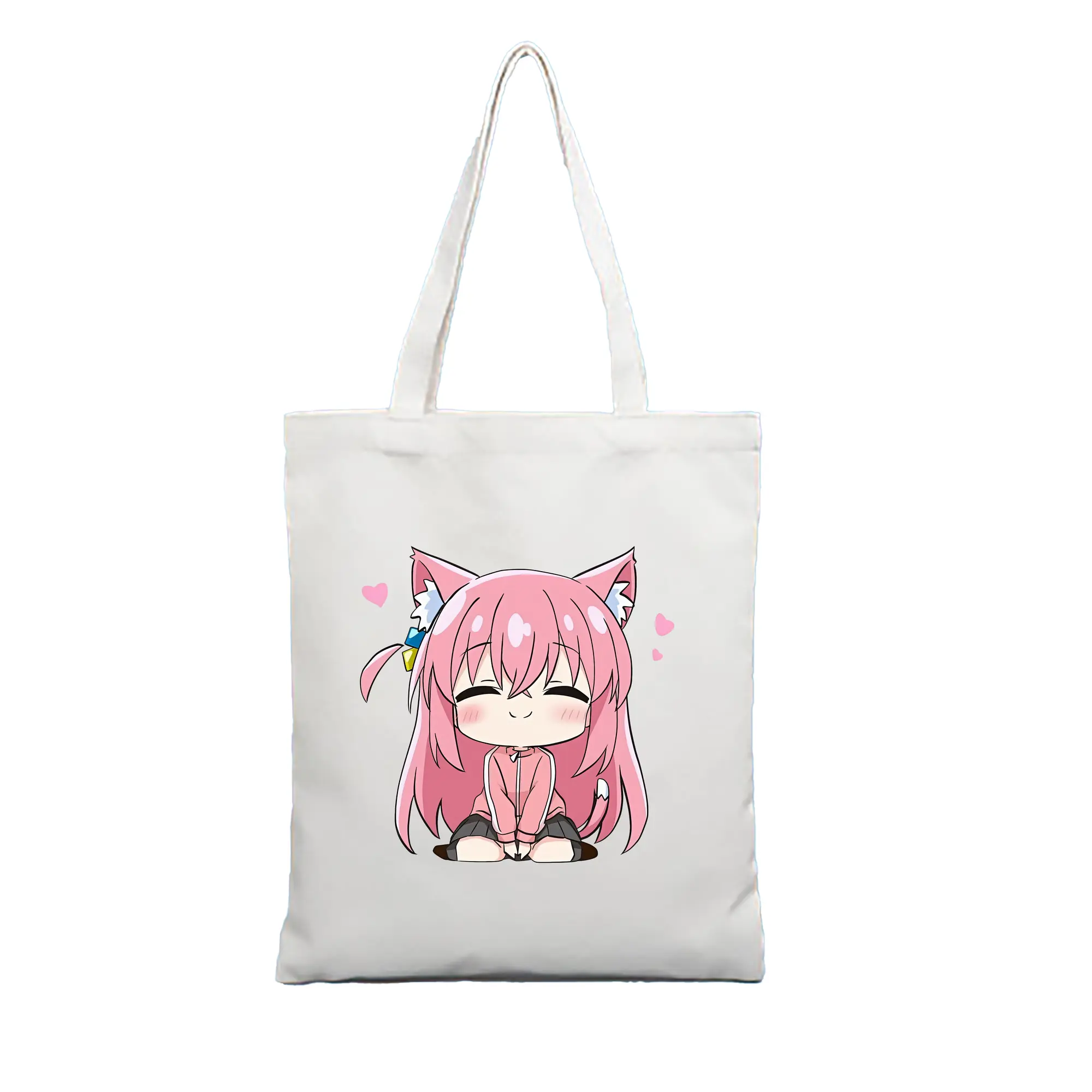 ぼっちざろっく！ グッズ,後藤ひとり - 縦型キャンバス手提げバッグ（トートバッグ） ・ キャンバス素材 ・ ショッピング用 ・ 軽量 丈夫 お手入れ簡単