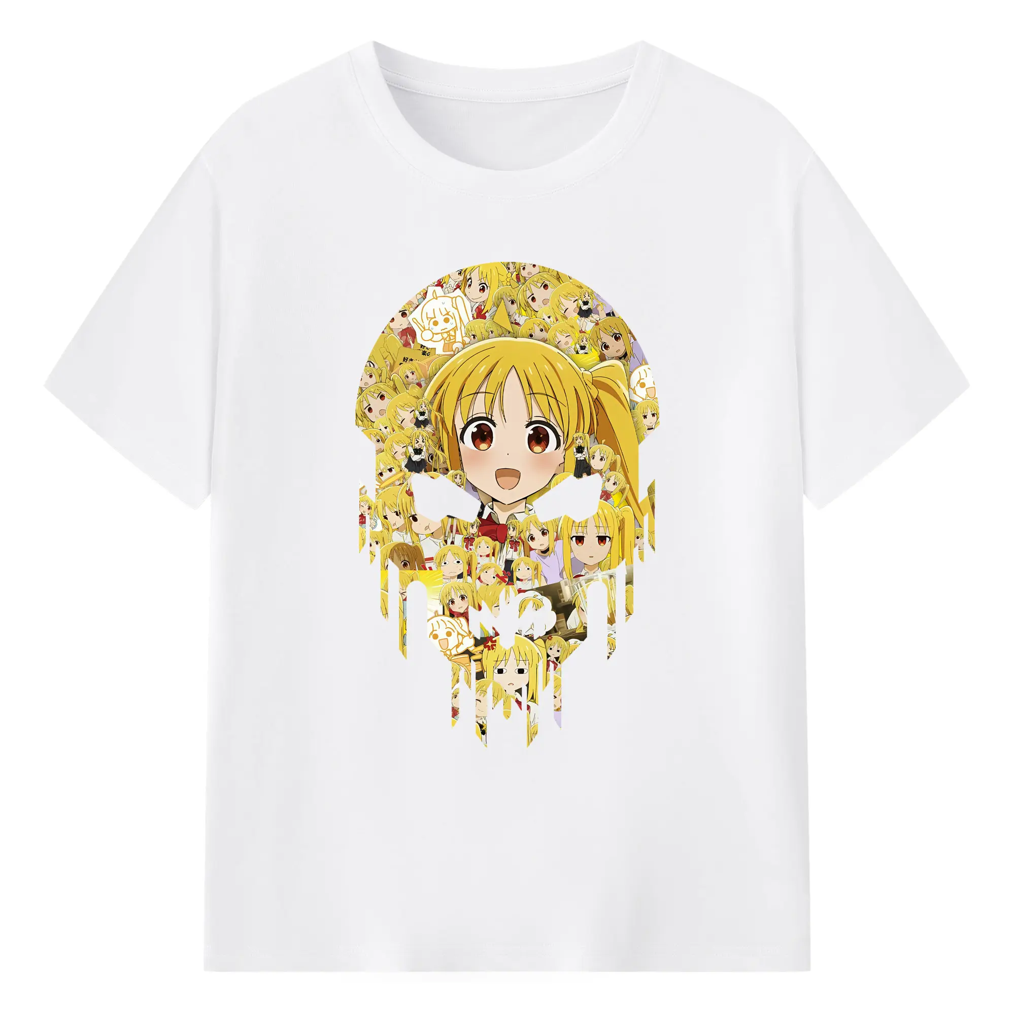 ぼっちざろっく！ グッズ,伊地知虹夏 - 綿100％ 半袖Tシャツ ・ フロントプリント ・ 快適 通気性 ・ 日常使い 散歩 スポーツ用