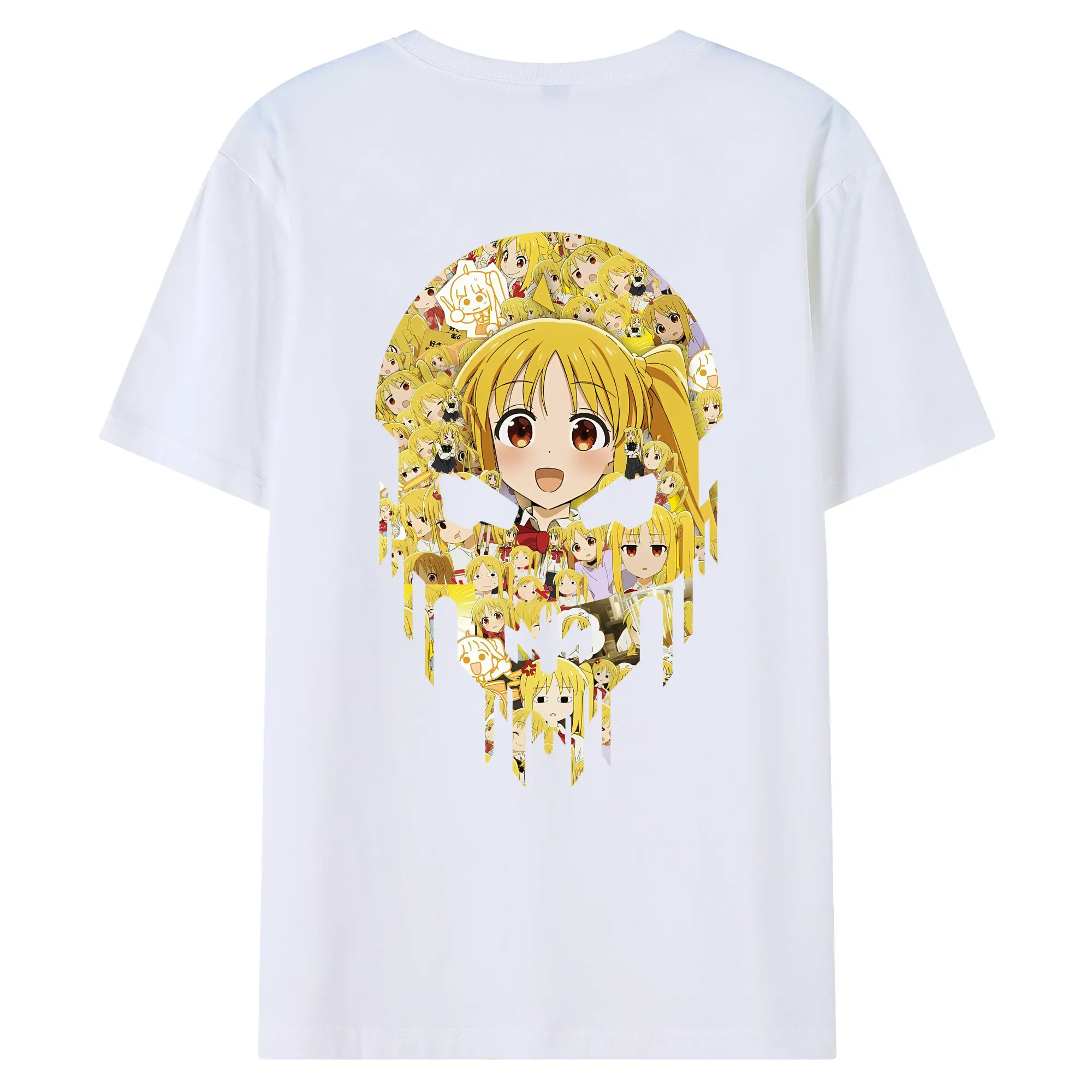 ぼっちざろっく！ グッズ,伊地知虹夏 - 綿100％ 半袖Tシャツ ・ バックプリント ・ 快適 通気性 ・ 日常使い 散歩 スポーツ用