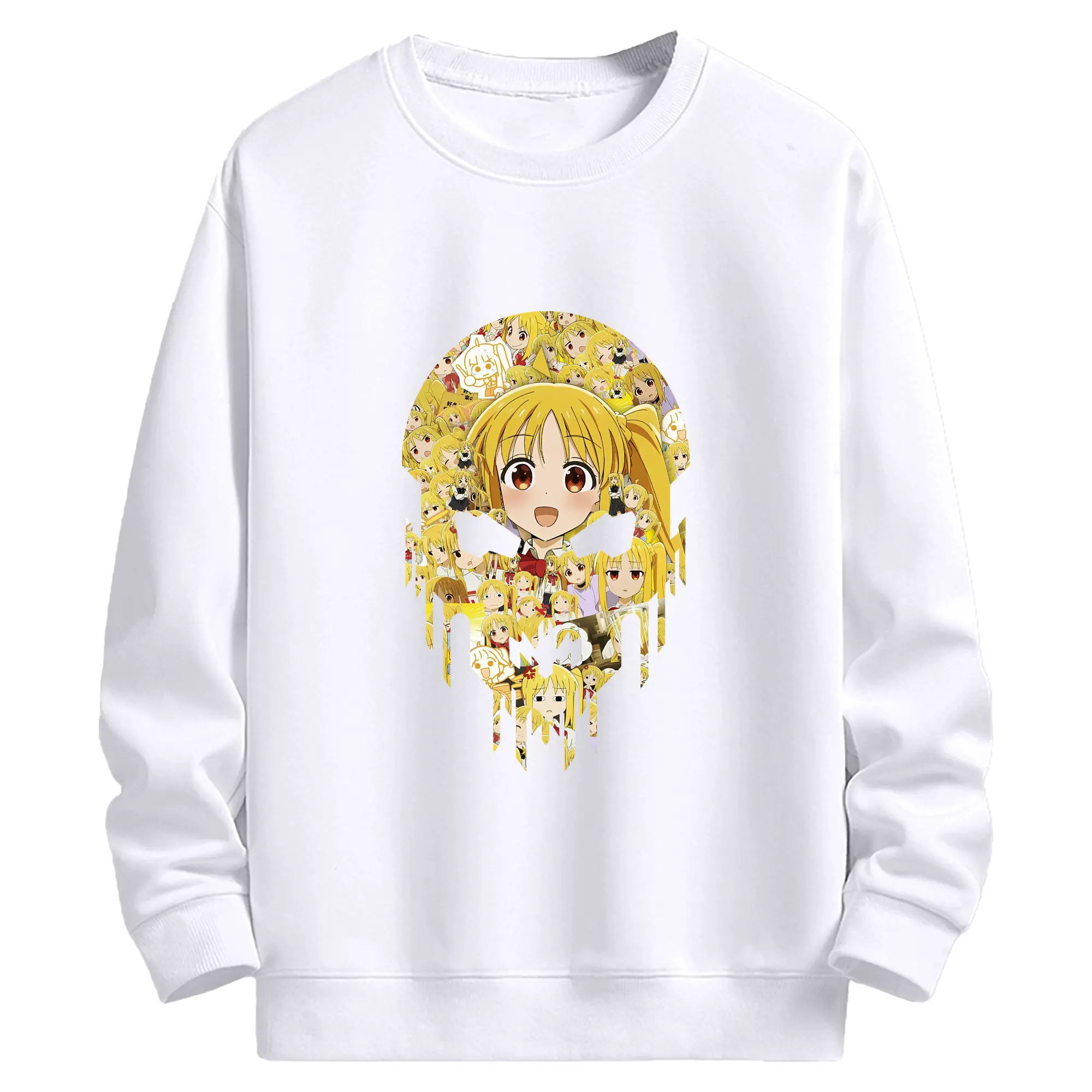 ぼっちざろっく！ グッズ,伊地知虹夏 - 高品質 クルーネック スウェット ・ コットン59％ ポリエステル41％ ・ ユニセックス 長袖 トレーナー ・ カジュアル デイリー スポーツ 散歩用