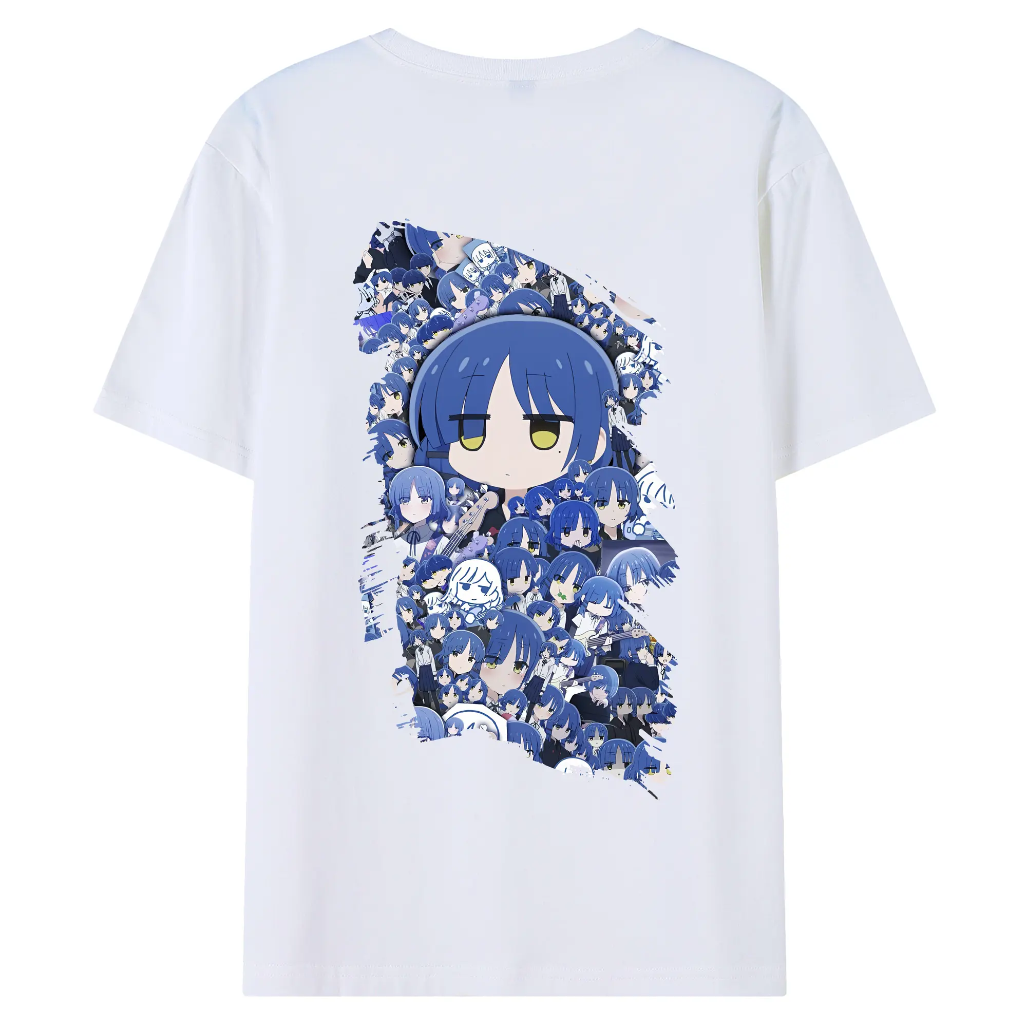 ぼっちざろっく！ グッズ,山田リョウ - 綿100％ 半袖Tシャツ ・ バックプリント ・ 快適 通気性 ・ 日常使い 散歩 スポーツ用