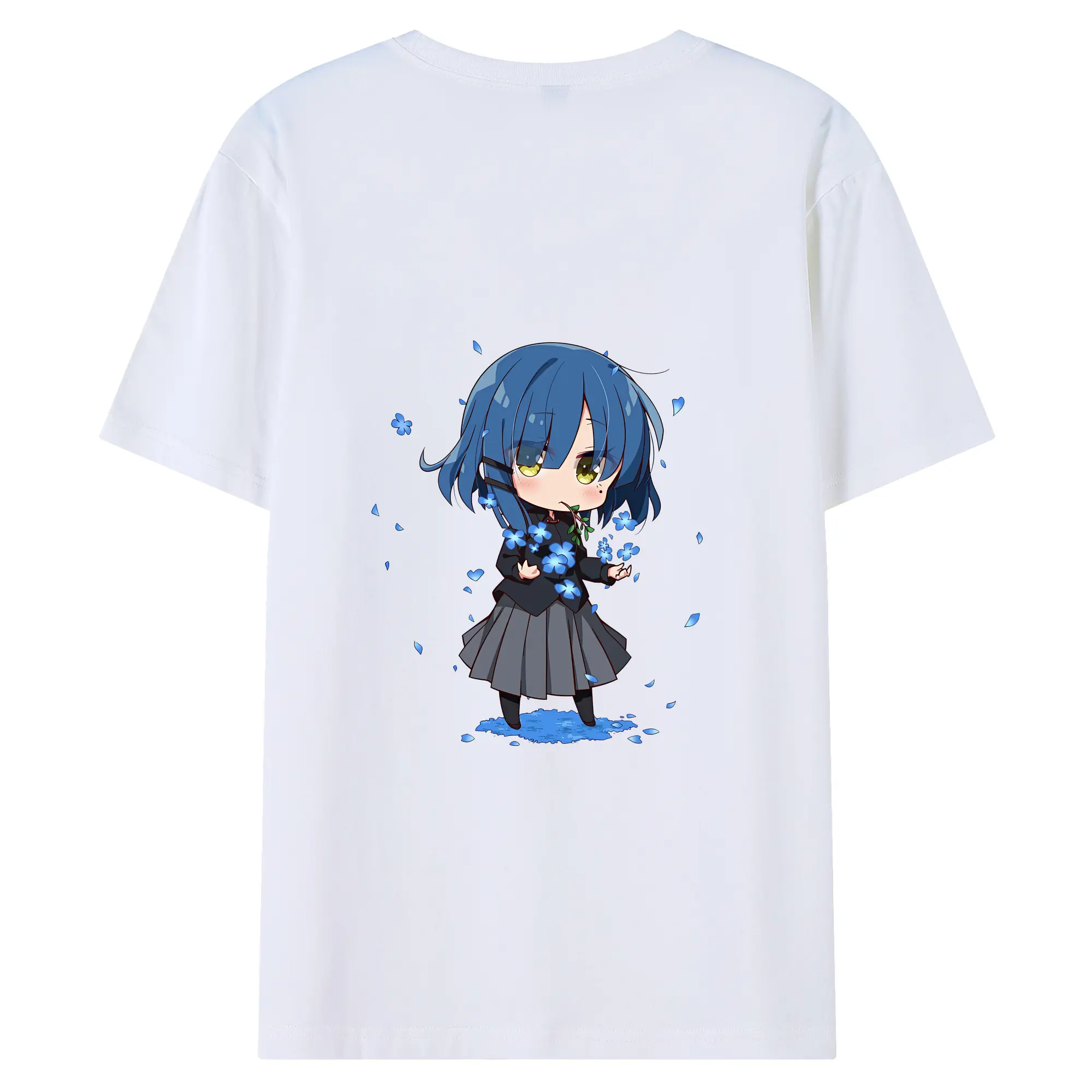 ぼっちざろっく！ グッズ,山田リョウ - 綿100％ 半袖Tシャツ ・ バックプリント ・ 快適 通気性 ・ 日常使い 散歩 スポーツ用