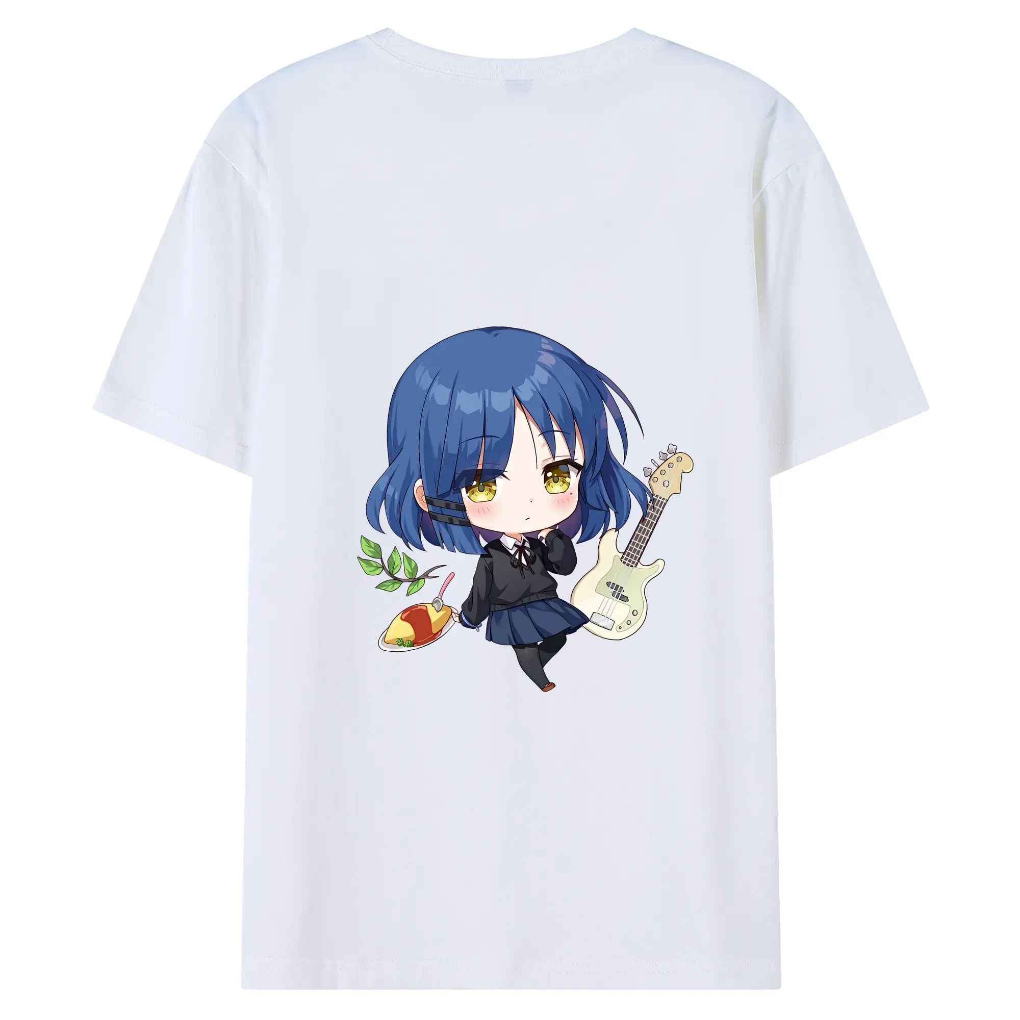 ぼっちざろっく！ グッズ,山田リョウ - 綿100％ 半袖Tシャツ ・ バックプリント ・ 快適 通気性 ・ 日常使い 散歩 スポーツ用