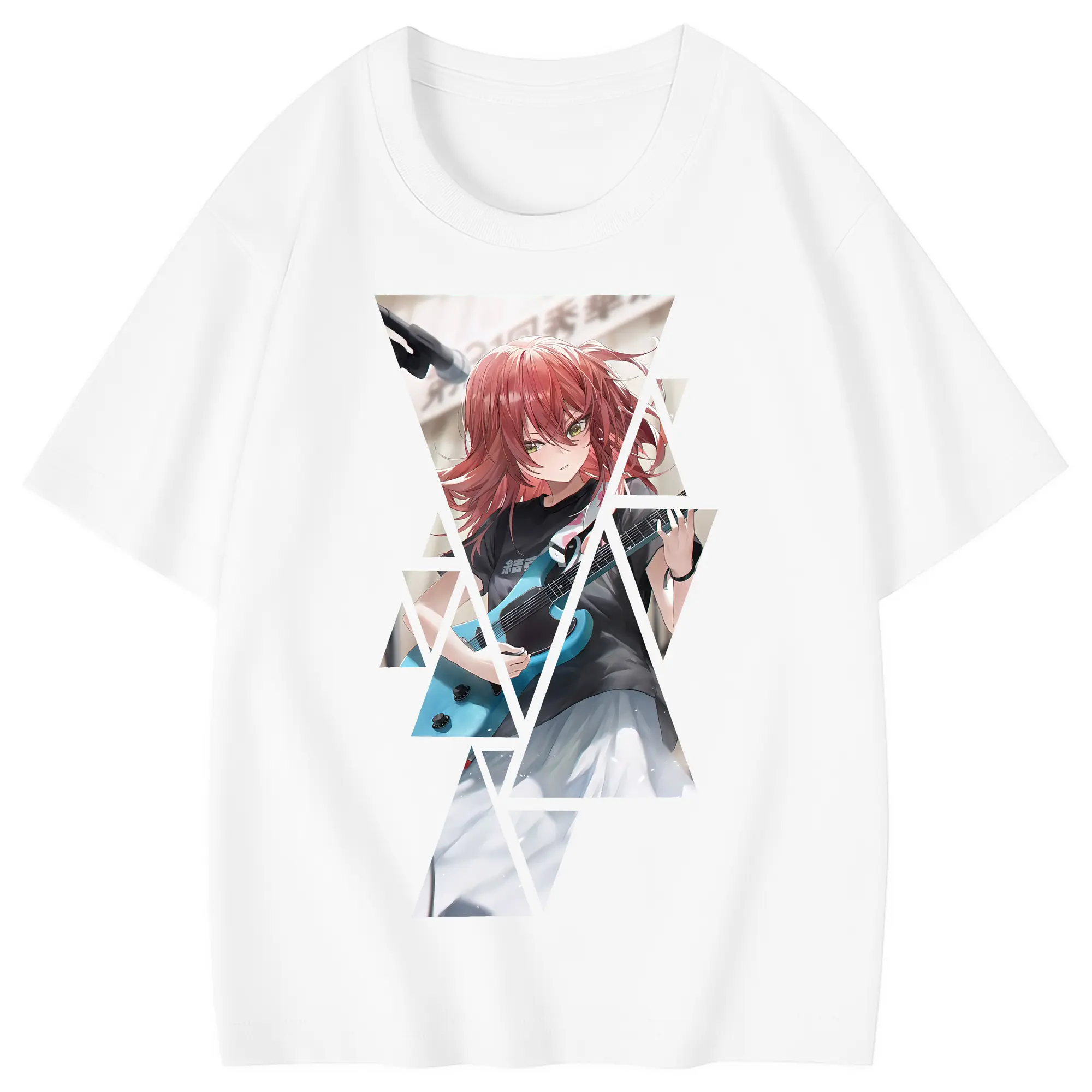 ぼっちざろっく！ グッズ,喜多郁代 - 綿100％ キッズTシャツ ・ フロントプリント ・ 快適 通気性 ・ スポーツ カジュアル 散歩用