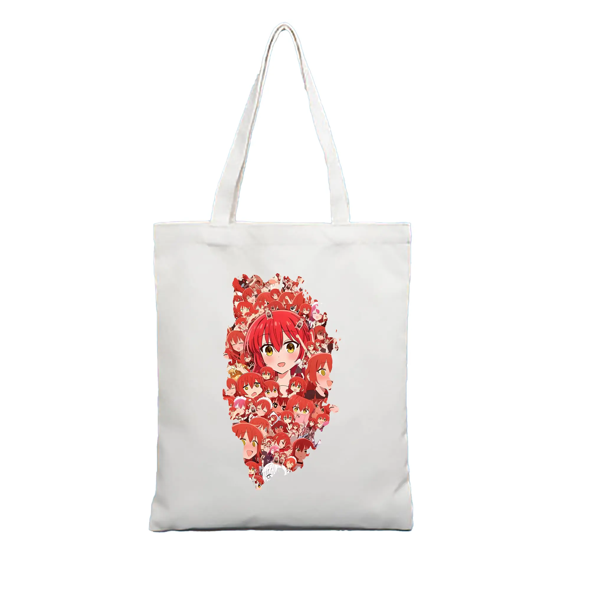 ぼっちざろっく！ グッズ,喜多郁代 - 縦型キャンバス手提げバッグ（トートバッグ） ・ キャンバス素材 ・ ショッピング用 ・ 軽量 丈夫 お手入れ簡単