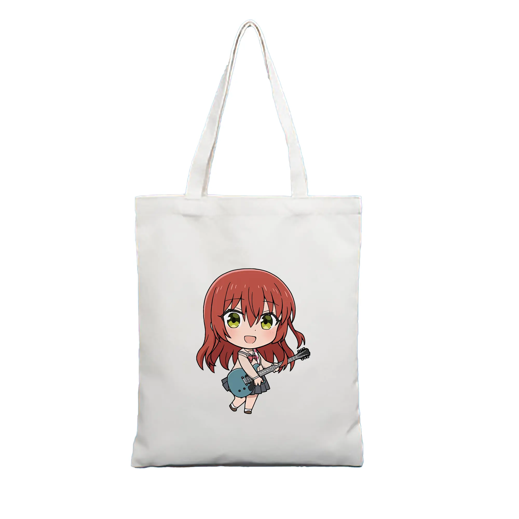 ぼっちざろっく！ グッズ,喜多郁代 - 縦型キャンバス手提げバッグ（トートバッグ） ・ キャンバス素材 ・ ショッピング用 ・ 軽量 丈夫 お手入れ簡単