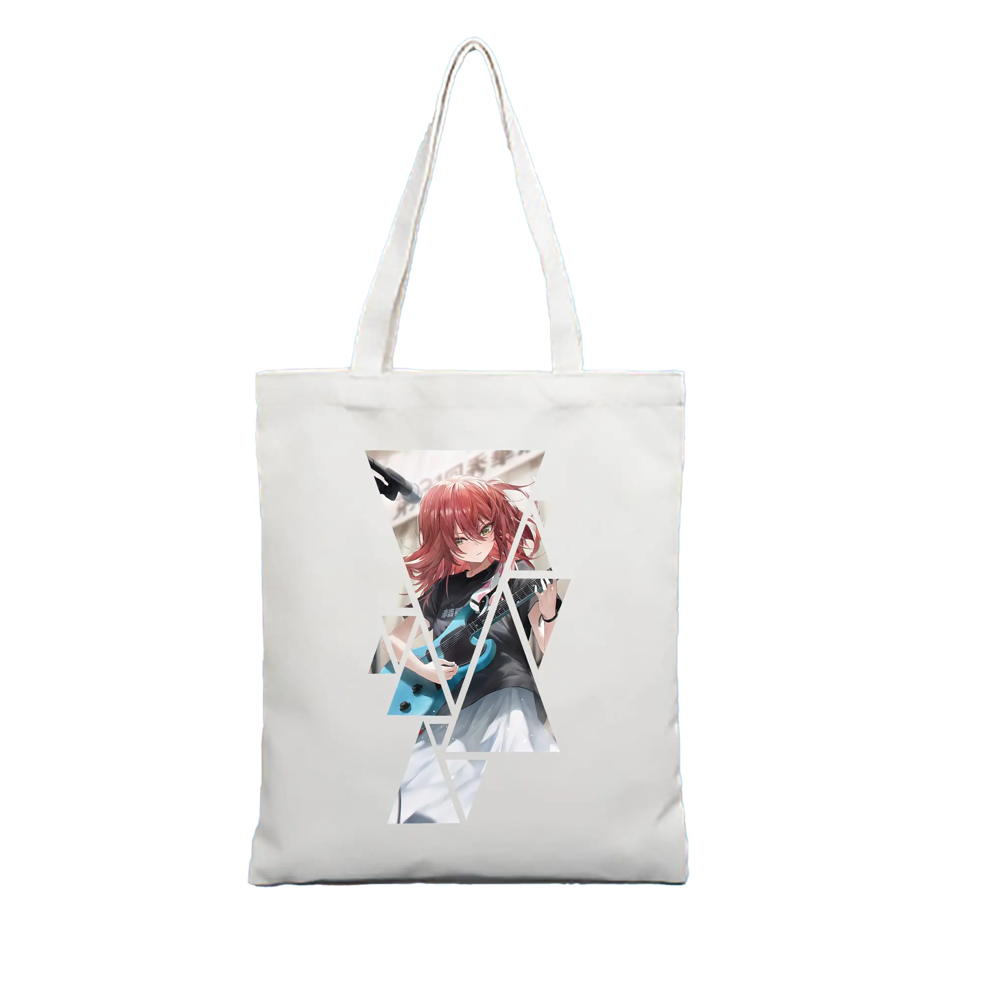 ぼっちざろっく！ グッズ,喜多郁代 - 縦型キャンバス手提げバッグ（トートバッグ） ・ キャンバス素材 ・ ショッピング用 ・ 軽量 丈夫 お手入れ簡単