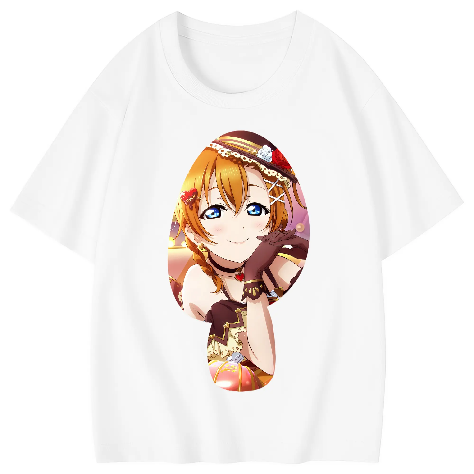 Love Live! グッズ,高坂穂乃果 - 綿100％ キッズTシャツ ・ フロントプリント ・ 快適 通気性 ・ スポーツ カジュアル 散歩用