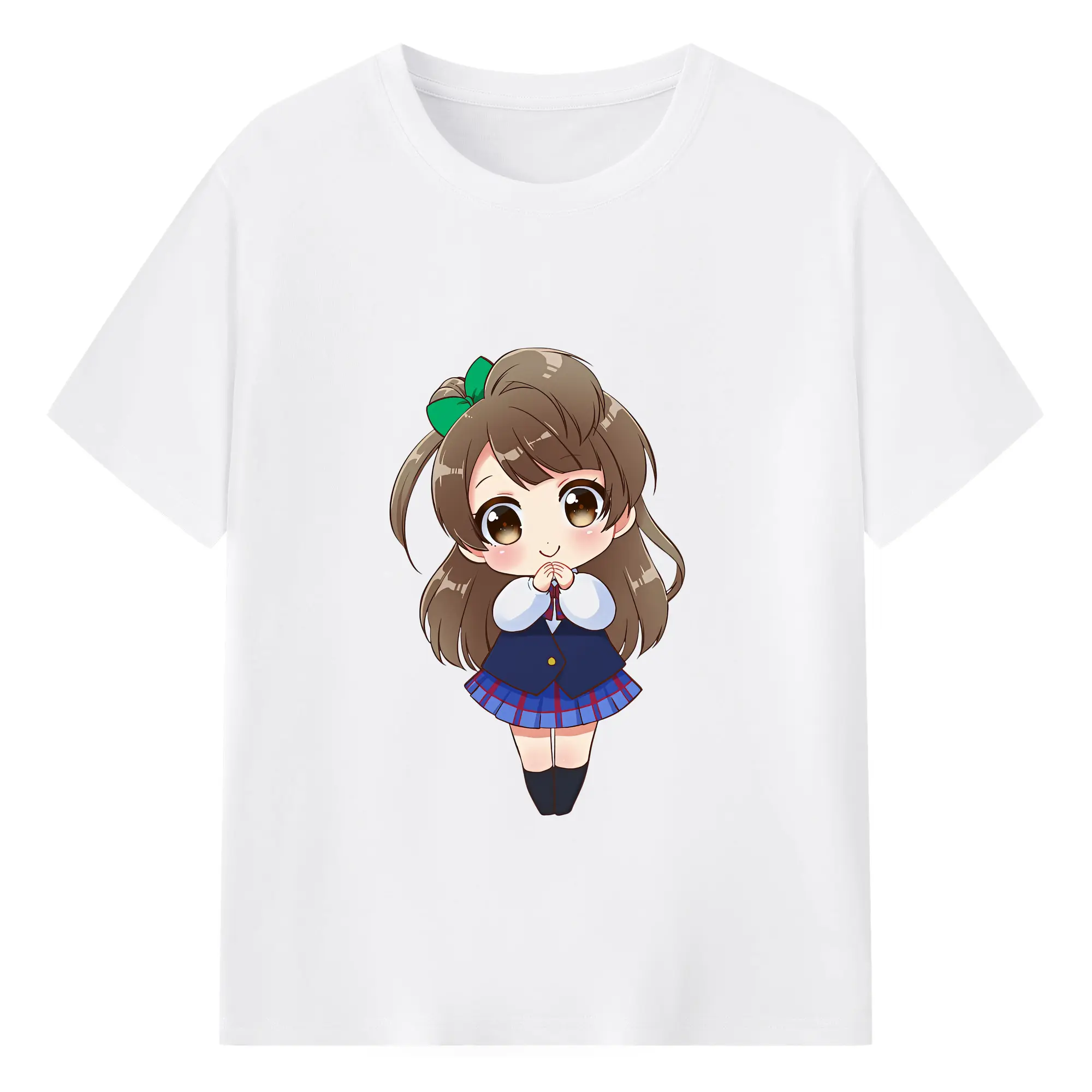 Love Live! グッズ,南ことり - 綿100％ 半袖Tシャツ ・ フロントプリント ・ 快適 通気性 ・ 日常使い 散歩 スポーツ用