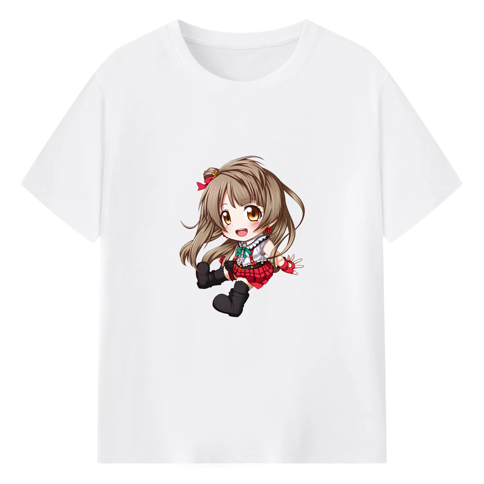 Love Live! グッズ,南ことり - 綿100％ 半袖Tシャツ ・ フロントプリント ・ 快適 通気性 ・ 日常使い 散歩 スポーツ用