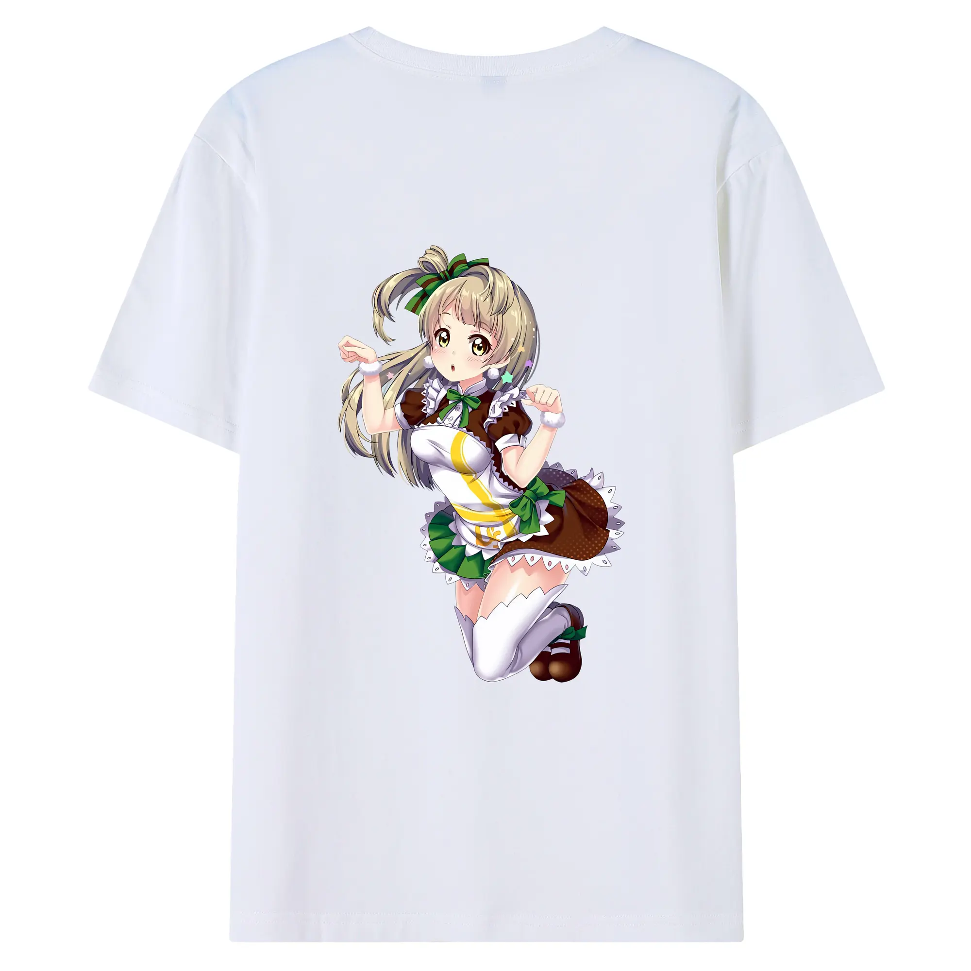 Love Live! グッズ,南ことり - 綿100％ 半袖Tシャツ ・ バックプリント ・ 快適 通気性 ・ 日常使い 散歩 スポーツ用