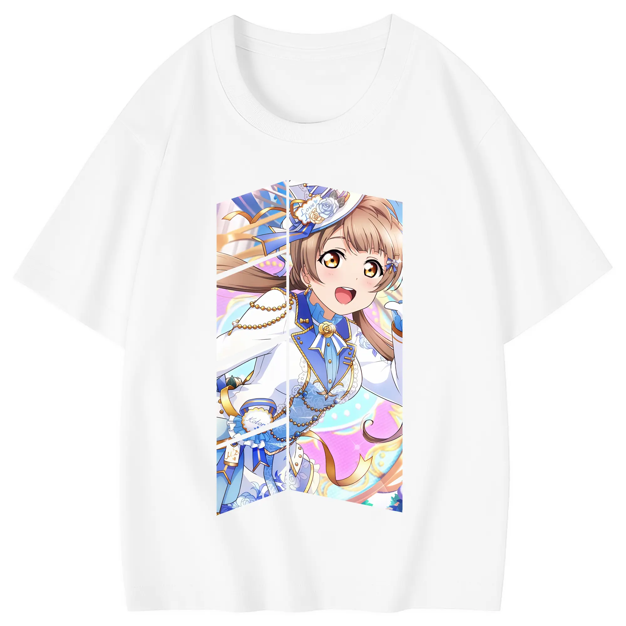 Love Live! グッズ,南ことり - 綿100％ キッズTシャツ ・ フロントプリント ・ 快適 通気性 ・ スポーツ カジュアル 散歩用